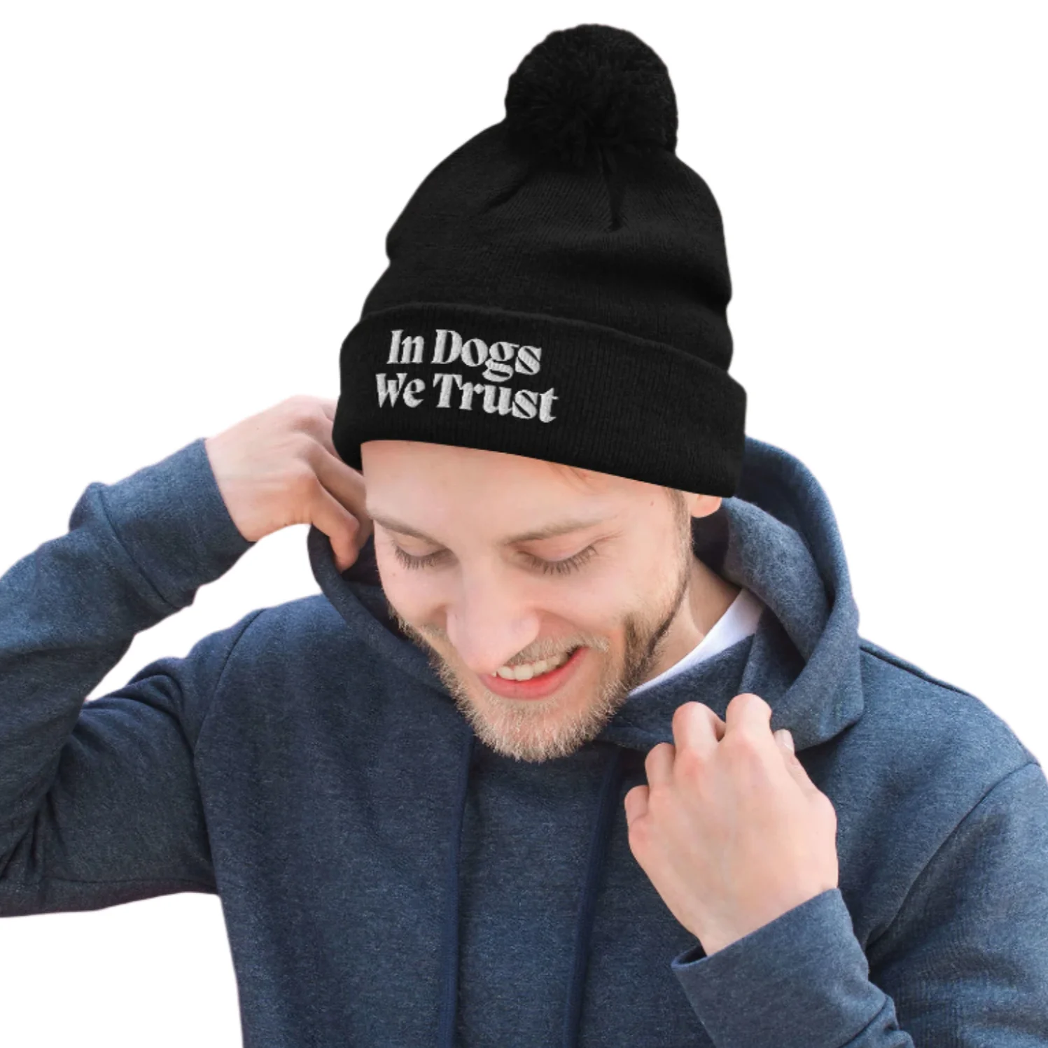 In Dogs We Trust Beanie - Image 3