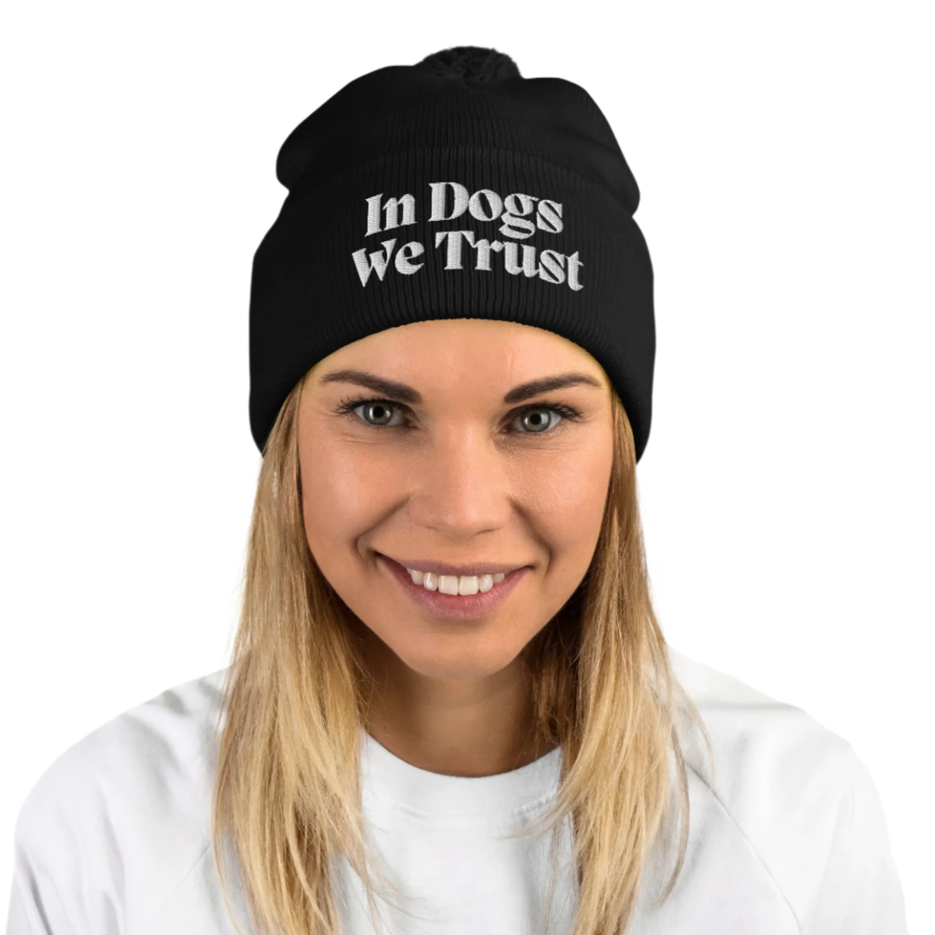 In Dogs We Trust Beanie - Image 4
