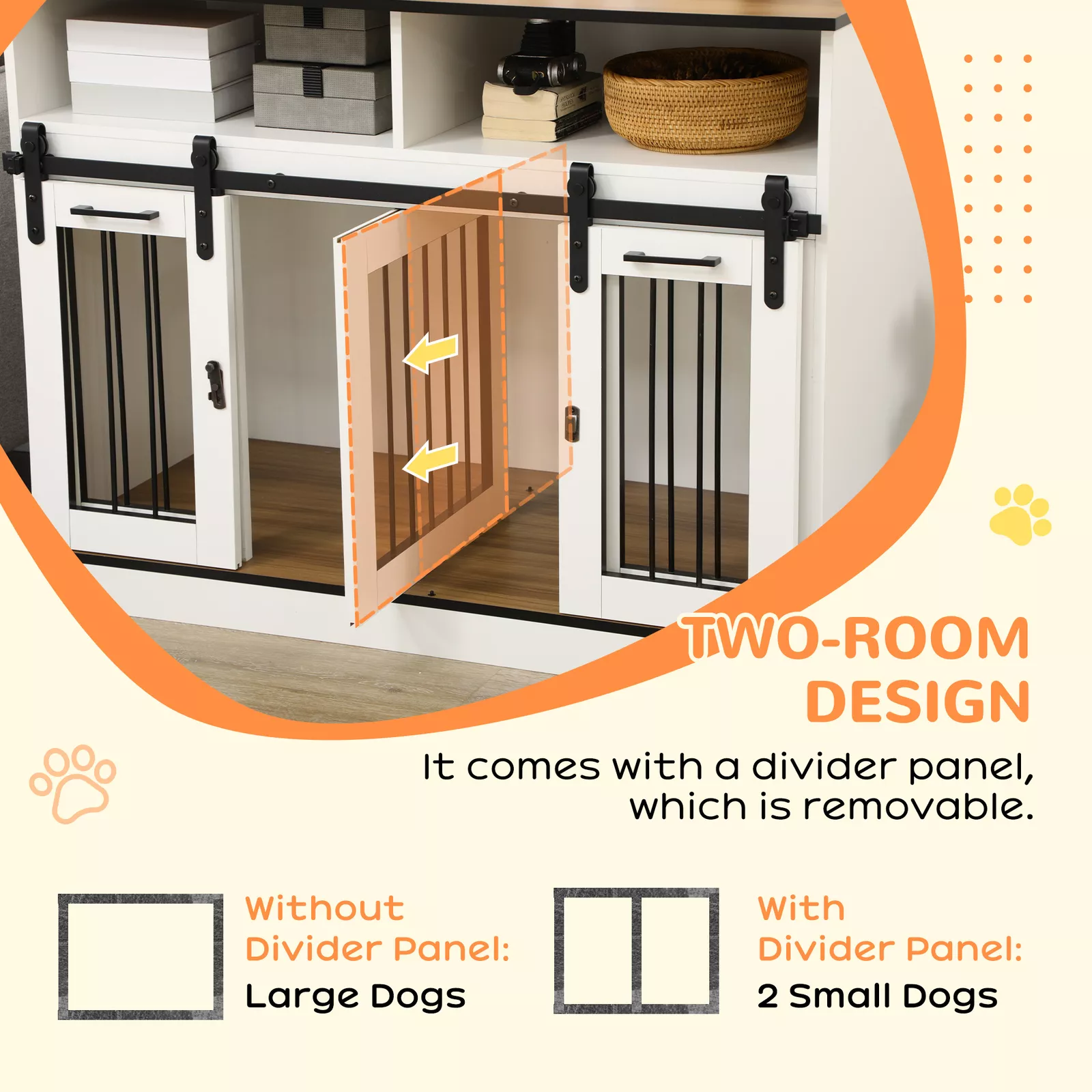 Isla Large Dog Kennel Crate Furniture - Image 5