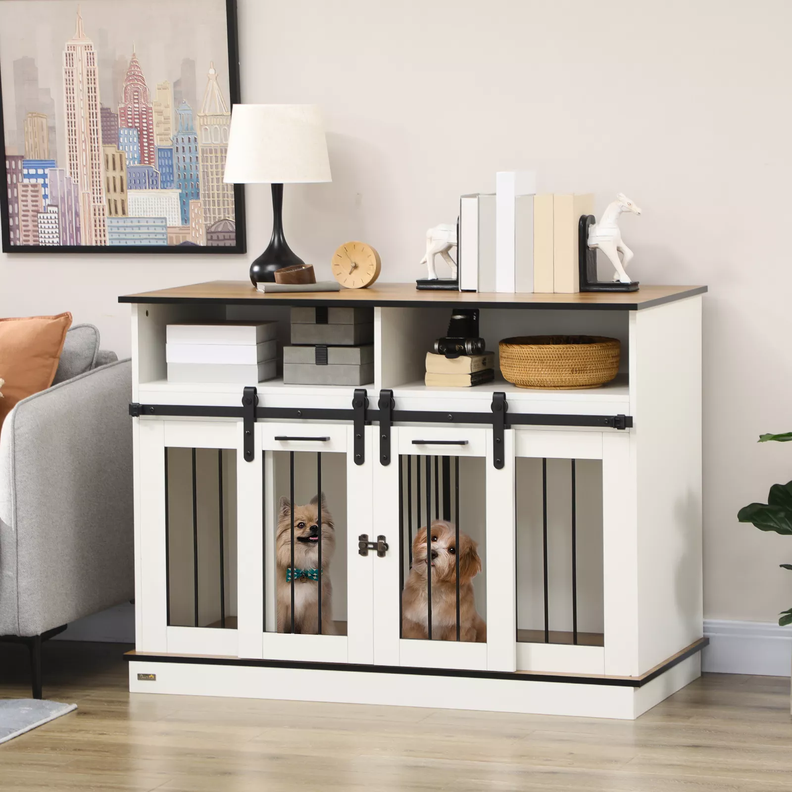 Isla Large Dog Kennel Crate Furniture - Image 8