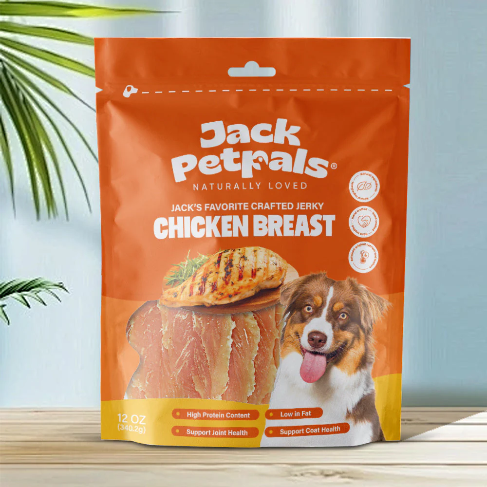 Jack PetPals Handcrafted Jerky Chicken Breast Dog Treats (12oz) - Image 2
