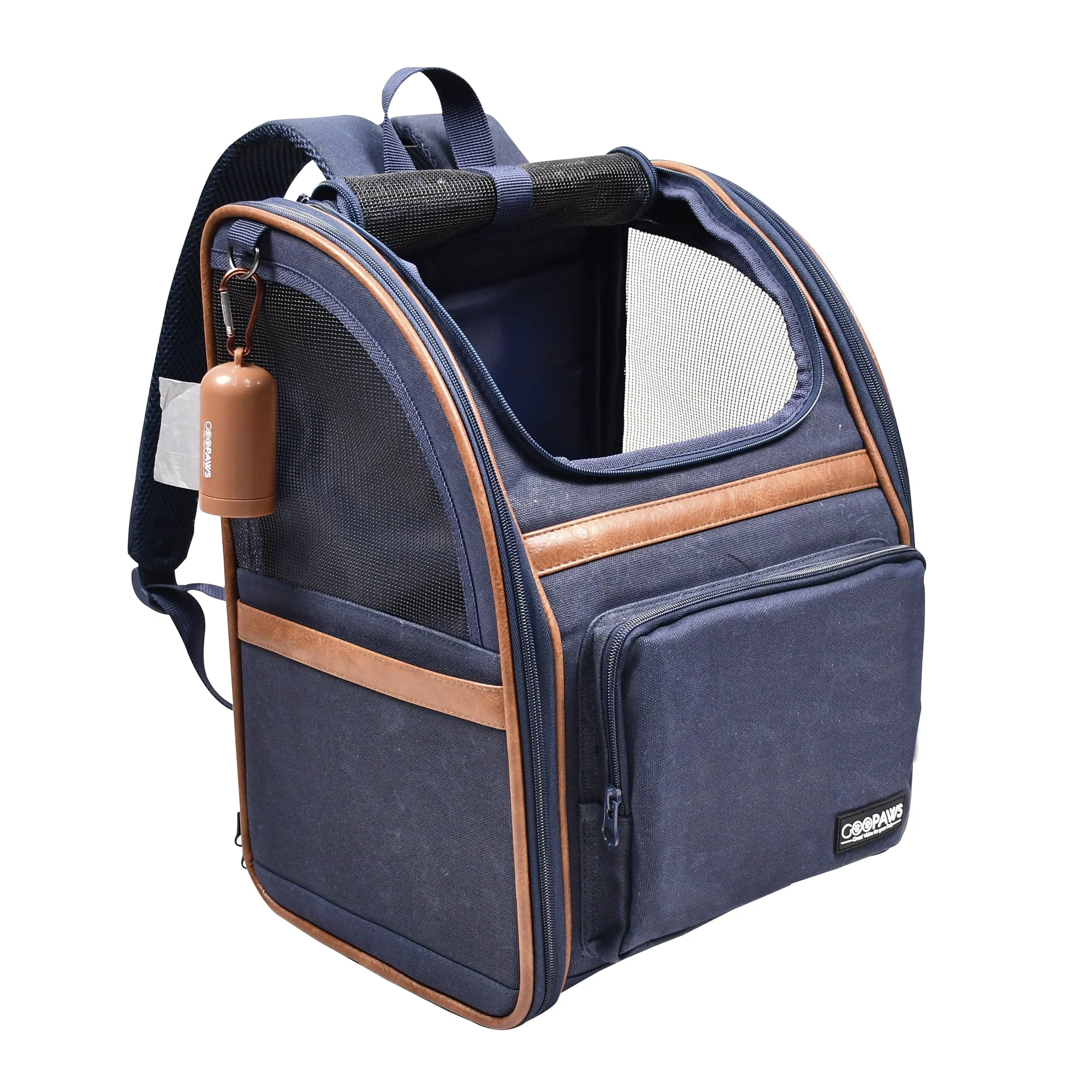 Jespet & GOOPAWS Pet Carrier Backpack, Collapsible With Breathable Mesh for Hiking Travel Camping - Image 8