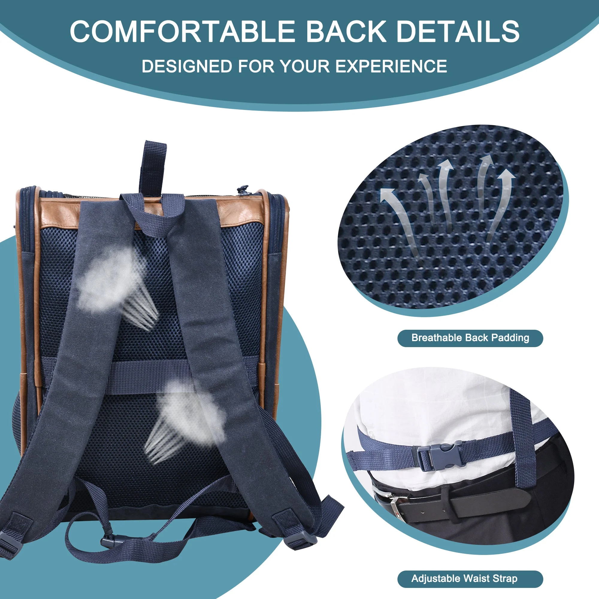 Jespet & GOOPAWS Pet Carrier Backpack - Image 4