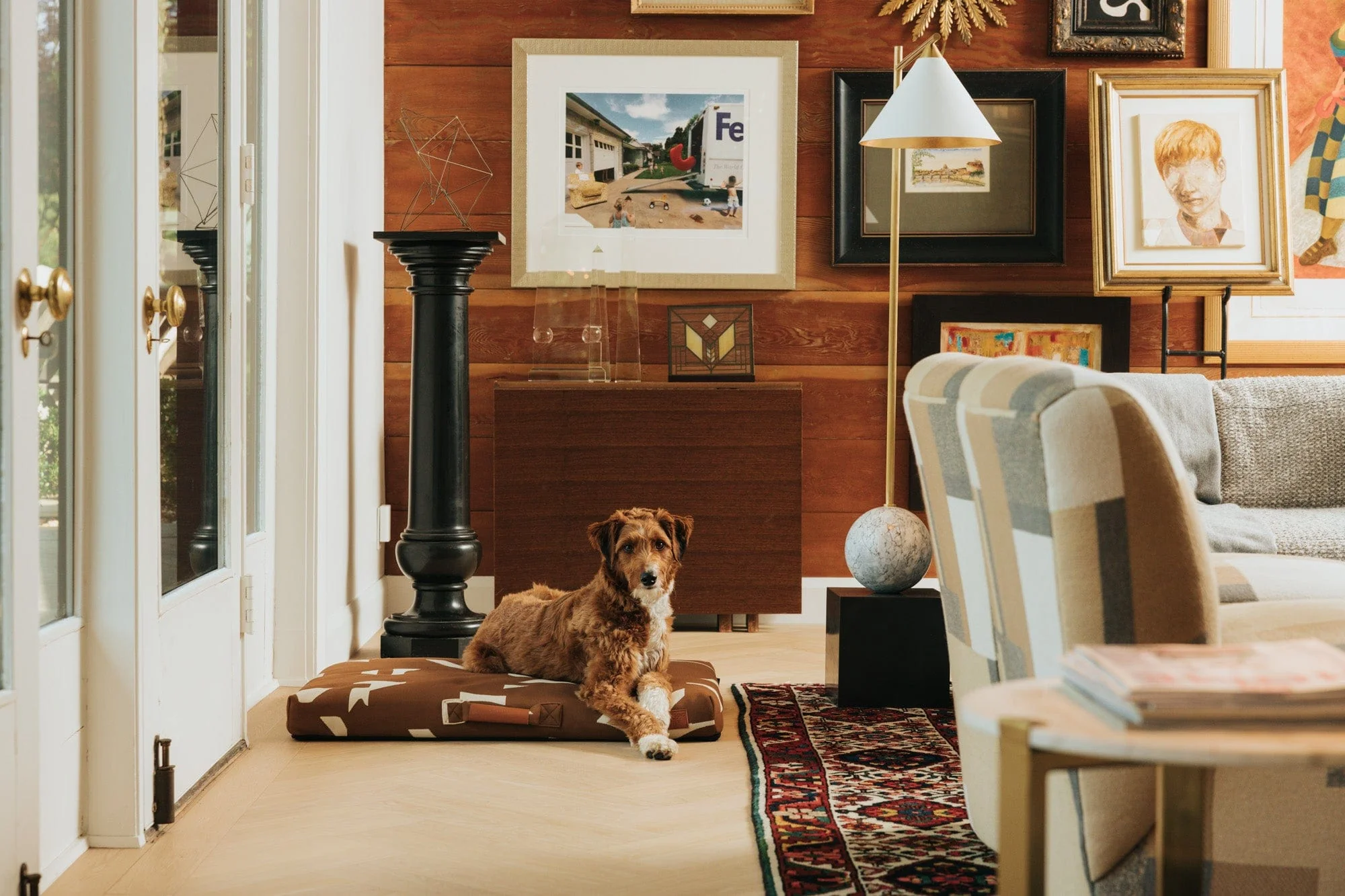 John Legend | Brown Fragment Dog Bed or Bed Cover - Image 3