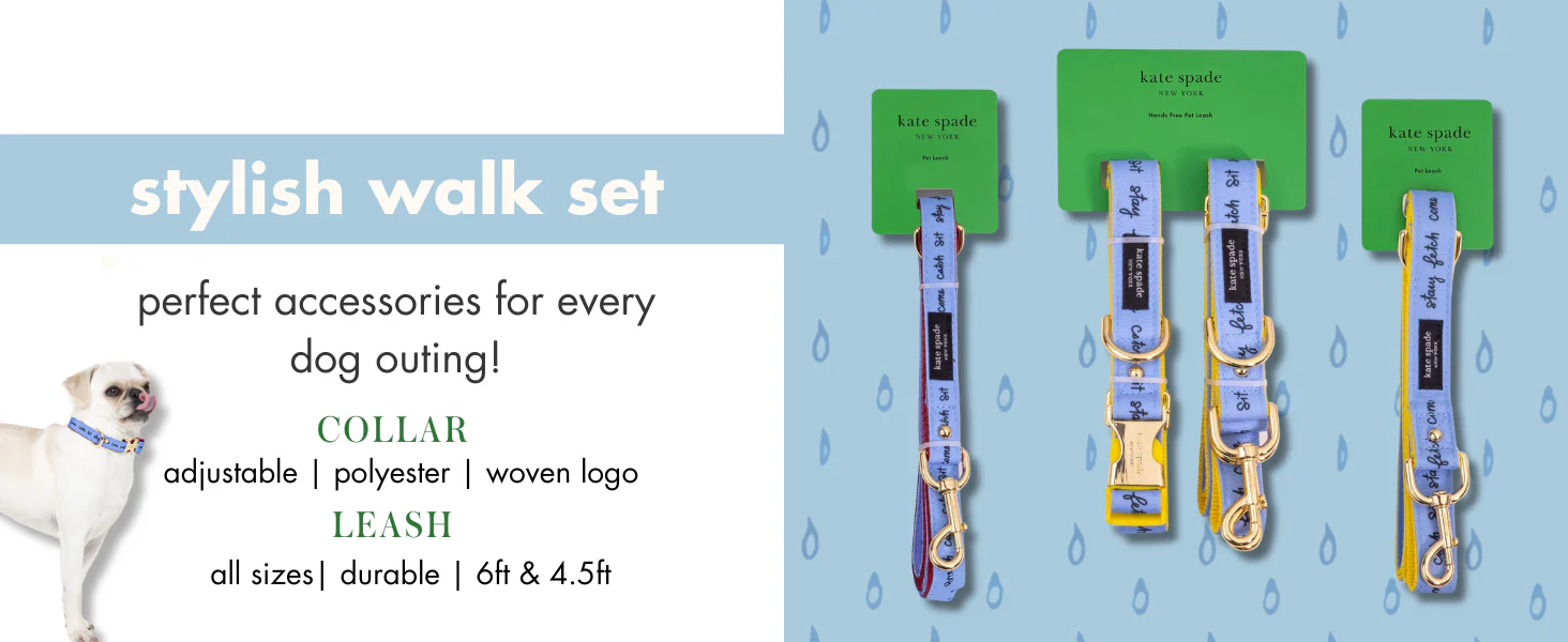 Kate Spade Raining Cats and Dogs Small Collar - Image 4