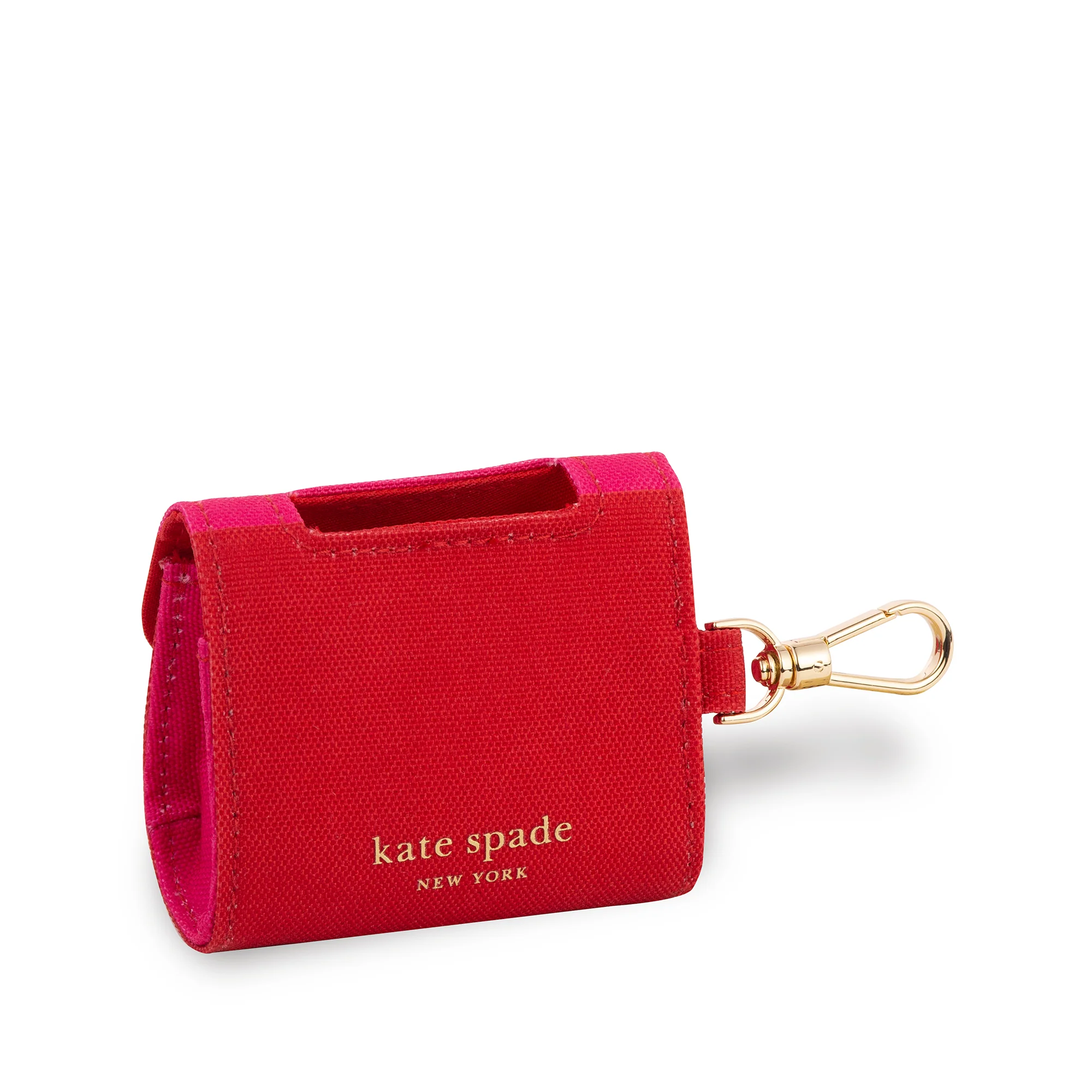 Kate Spade Red and Pink Colorblock  Bag Holder, - Image 3