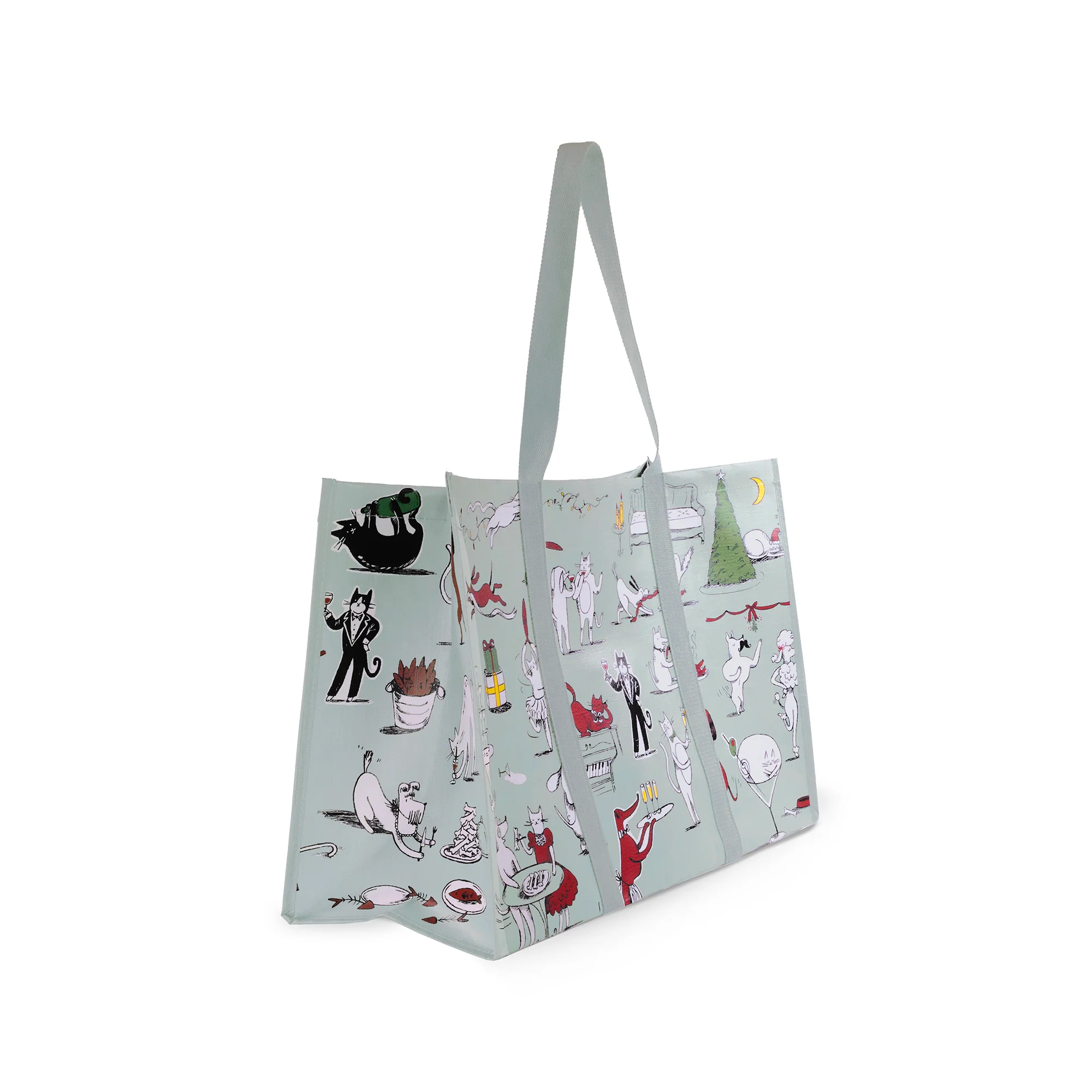 Large Grocery Tote, Holiday Party - Image 3