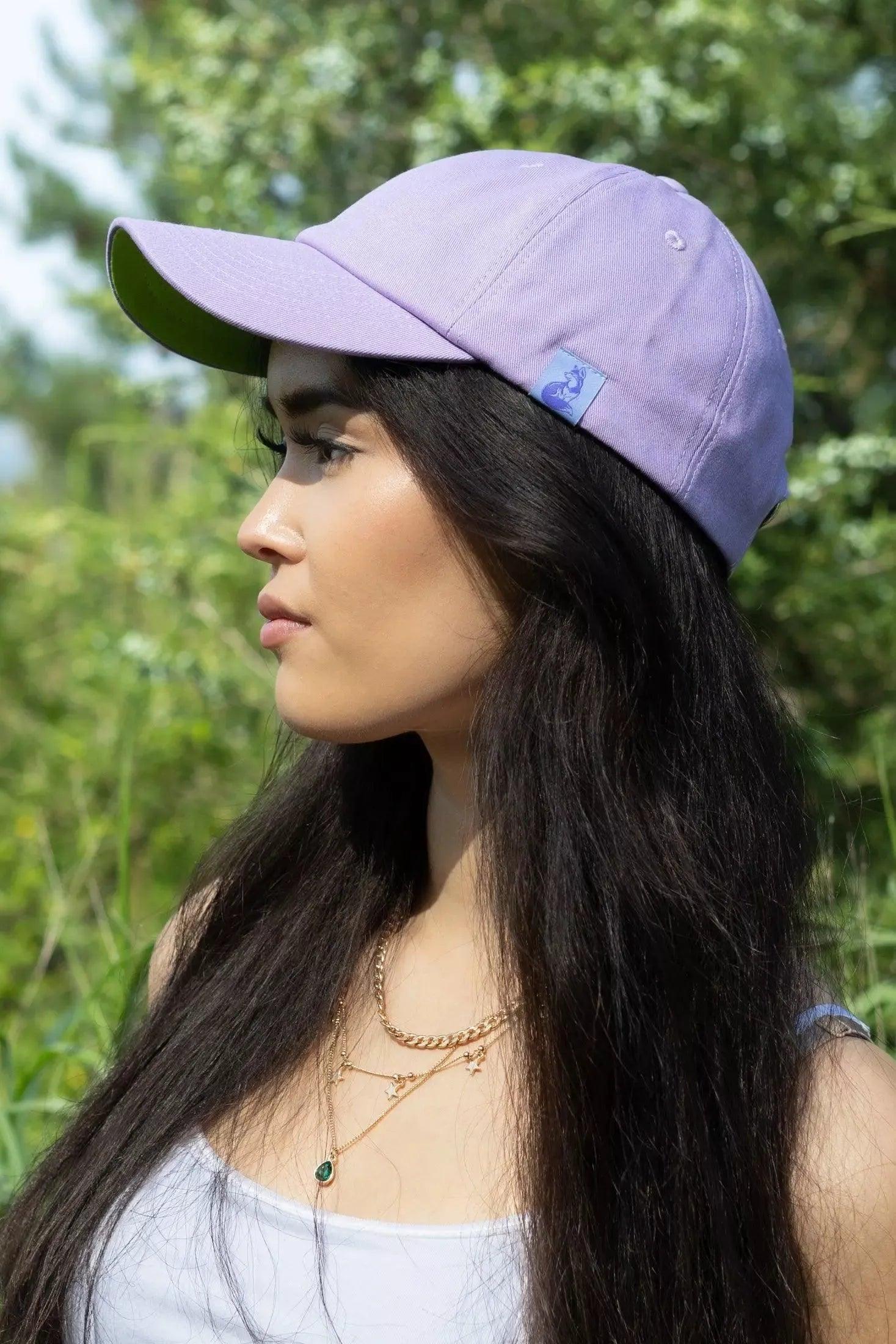 Lavender Garden Relaxed Baseball Cap - Image 3