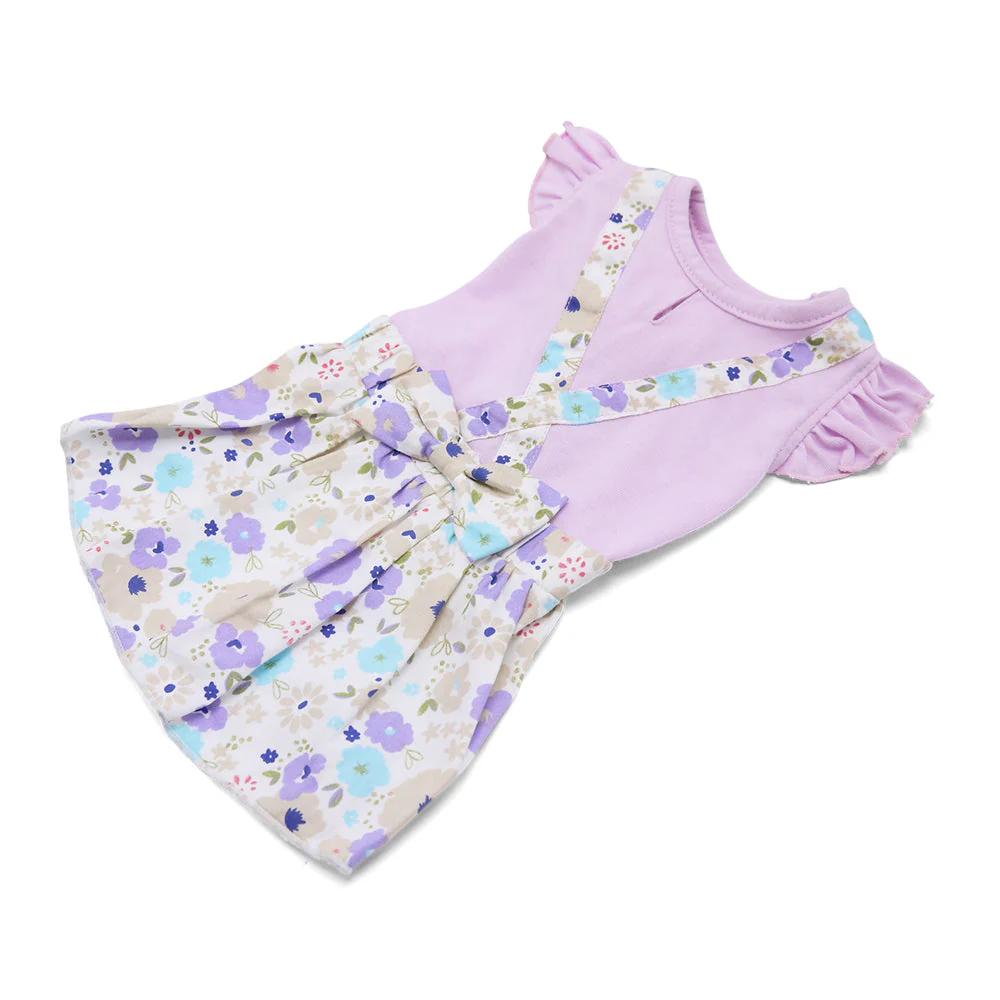 Lilac Cross Back Dress - Image 6