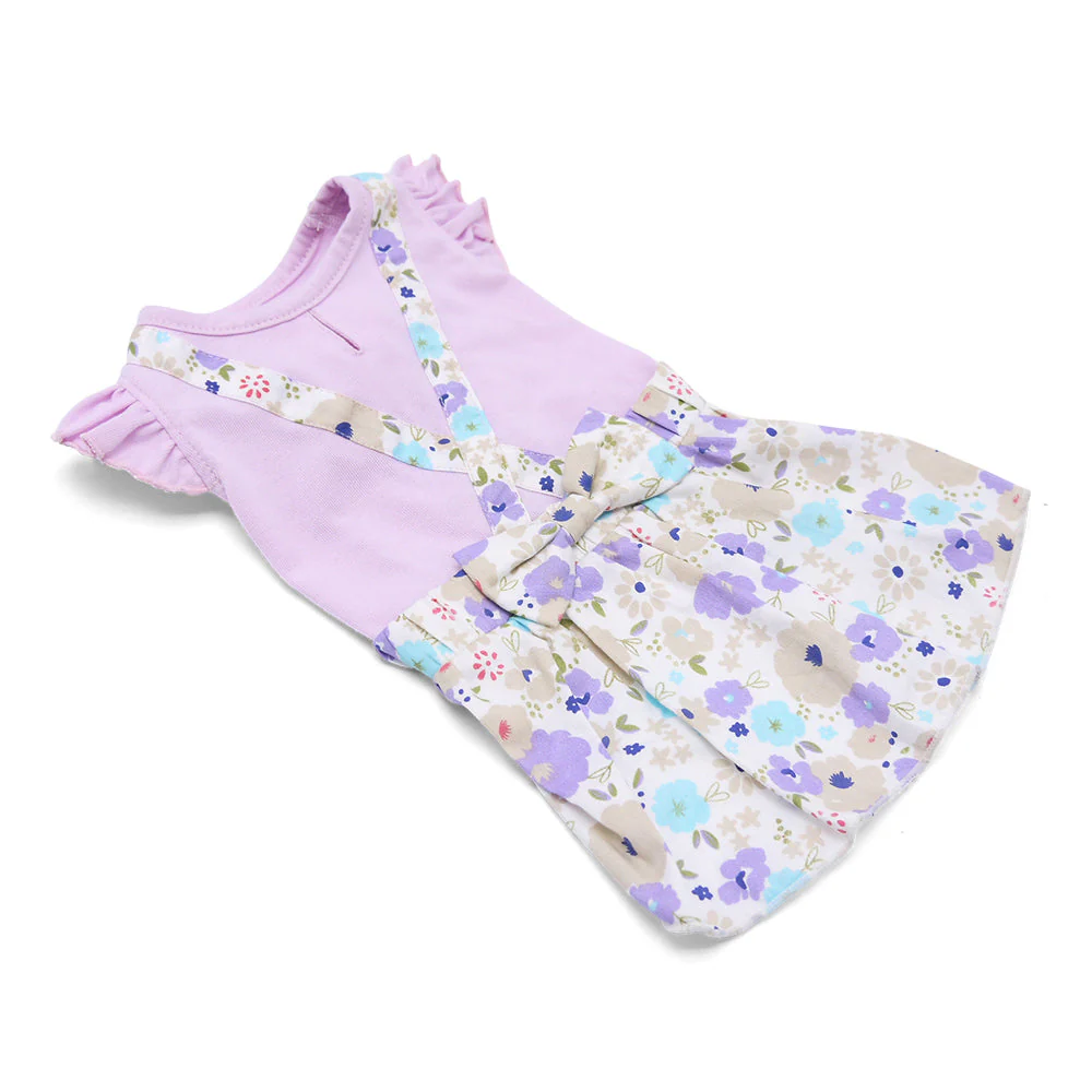 Lilac Cross Back Dress - Image 7