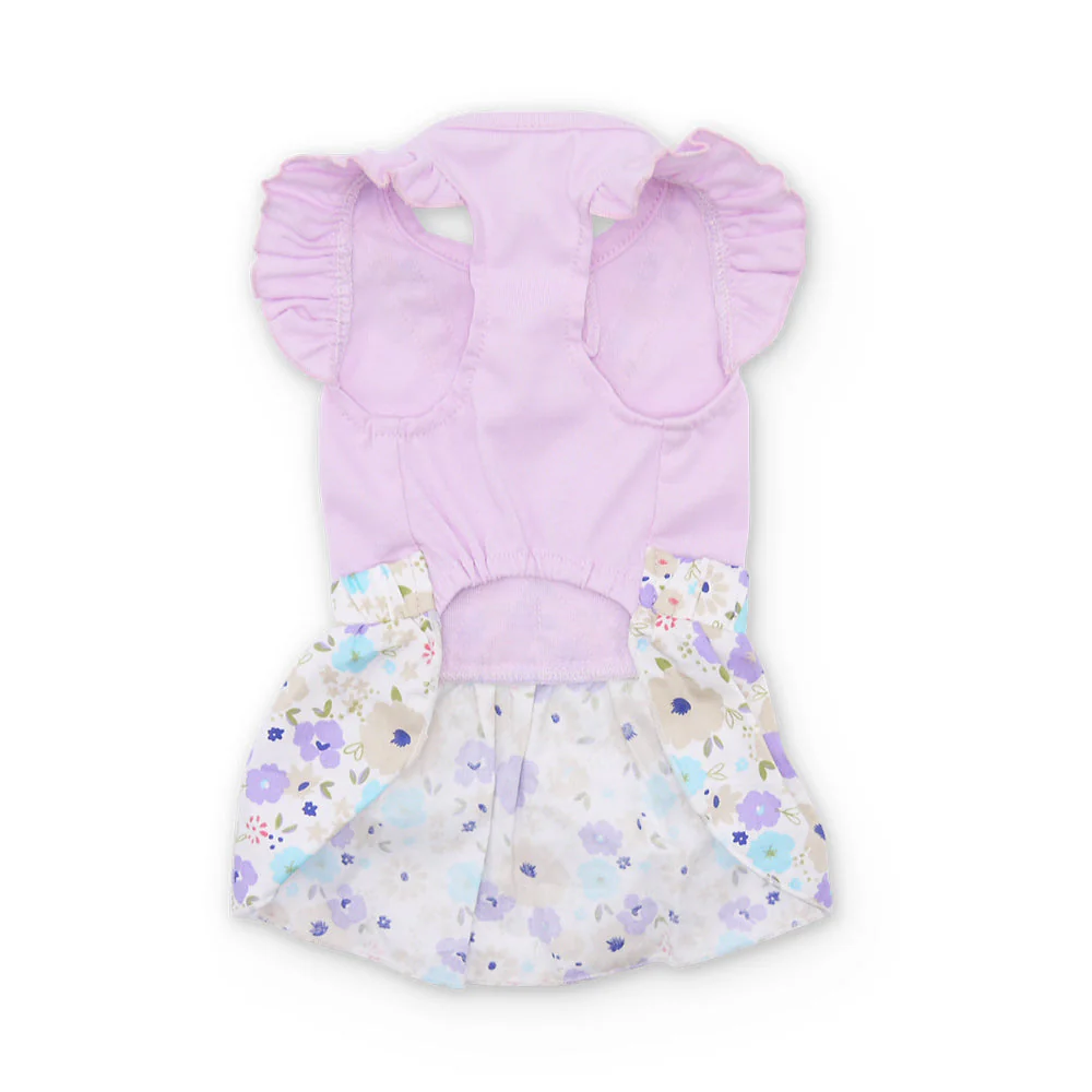 Lilac Cross Back Dress - Image 8