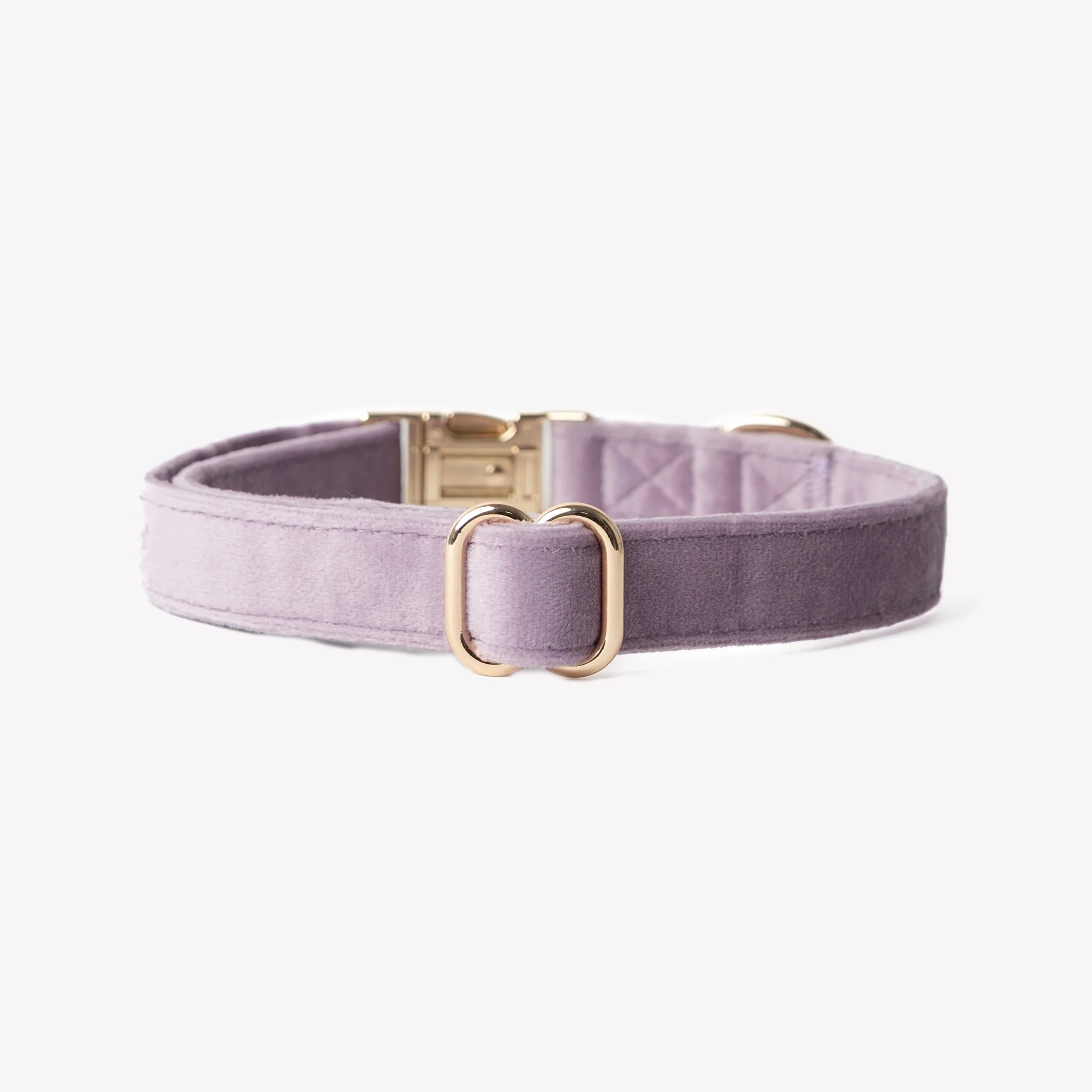 'Lilac' - Velvet Dog Collar - Image 2