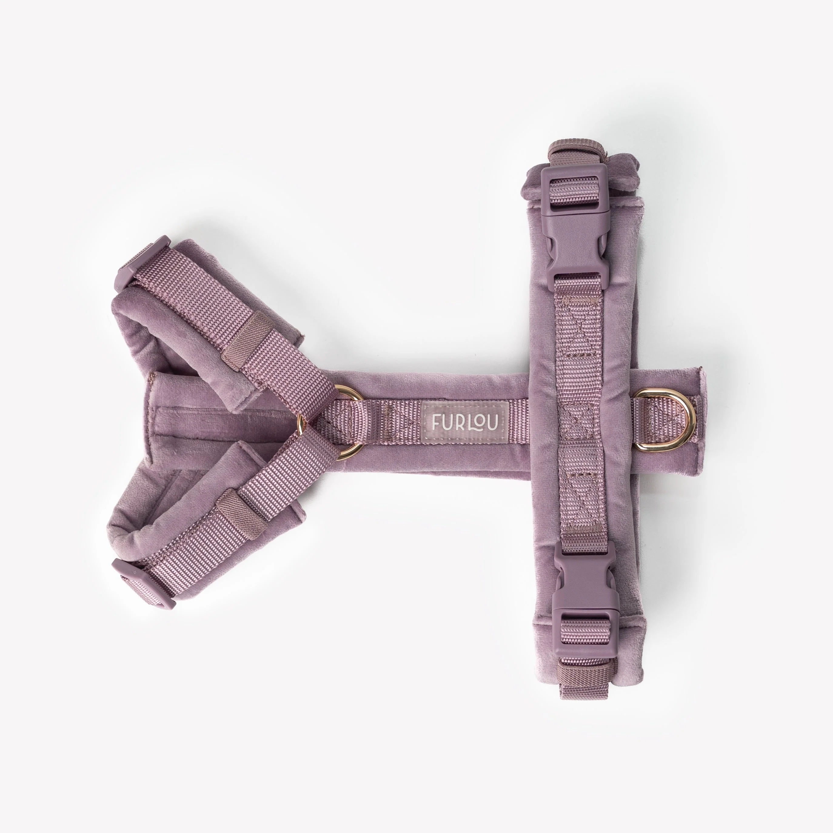 Lilac - Velvet Dog Harness - Image 2