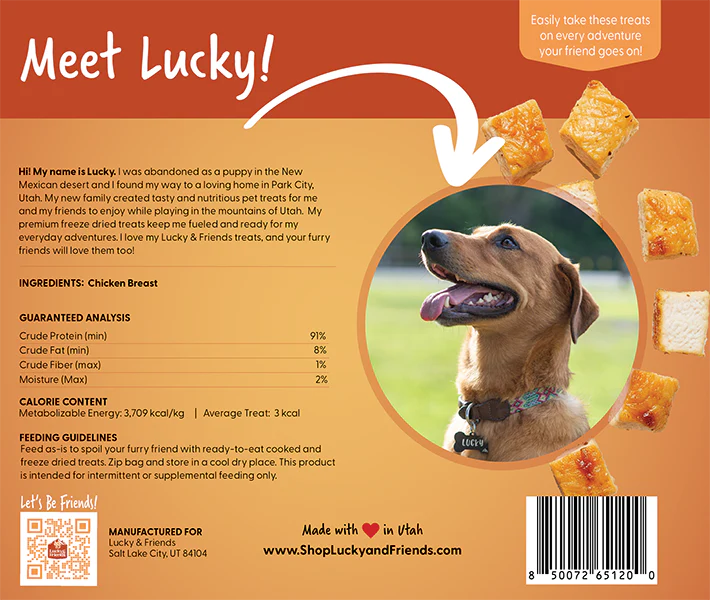Lucky & Friends Chicken Breast Dog Treat - Image 2