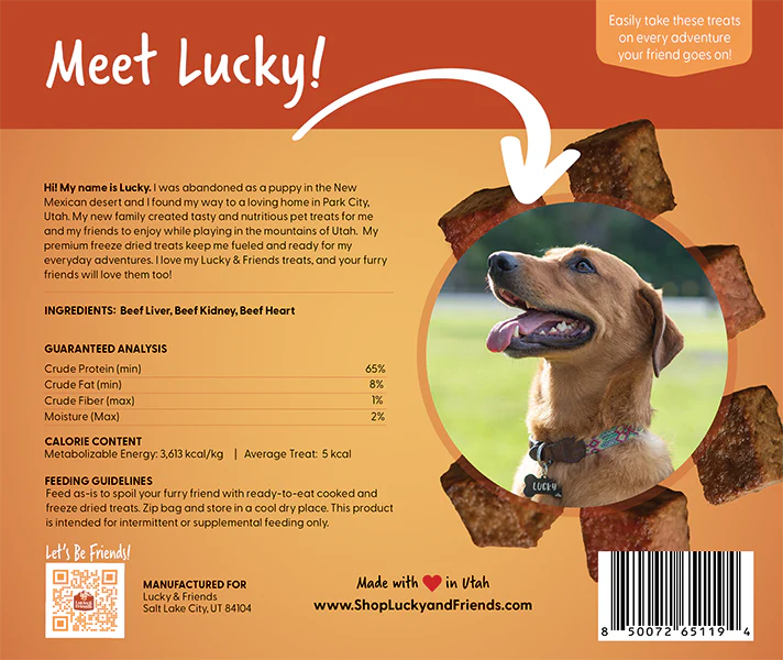 Lucky & Friends Beef Liver Dog Treat - Image 2