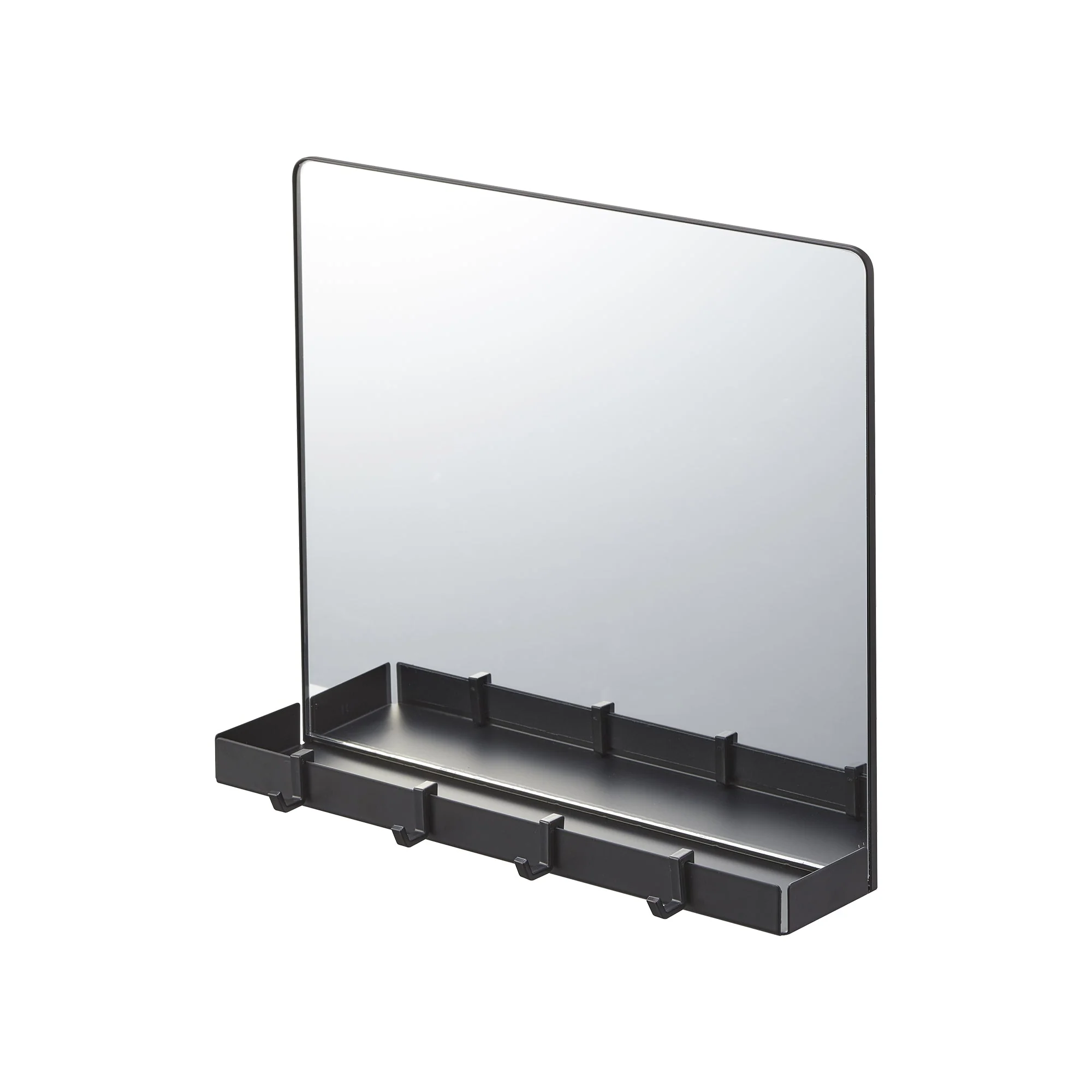 Magnetic Mirror with Storage Rack - Glass - Image 7
