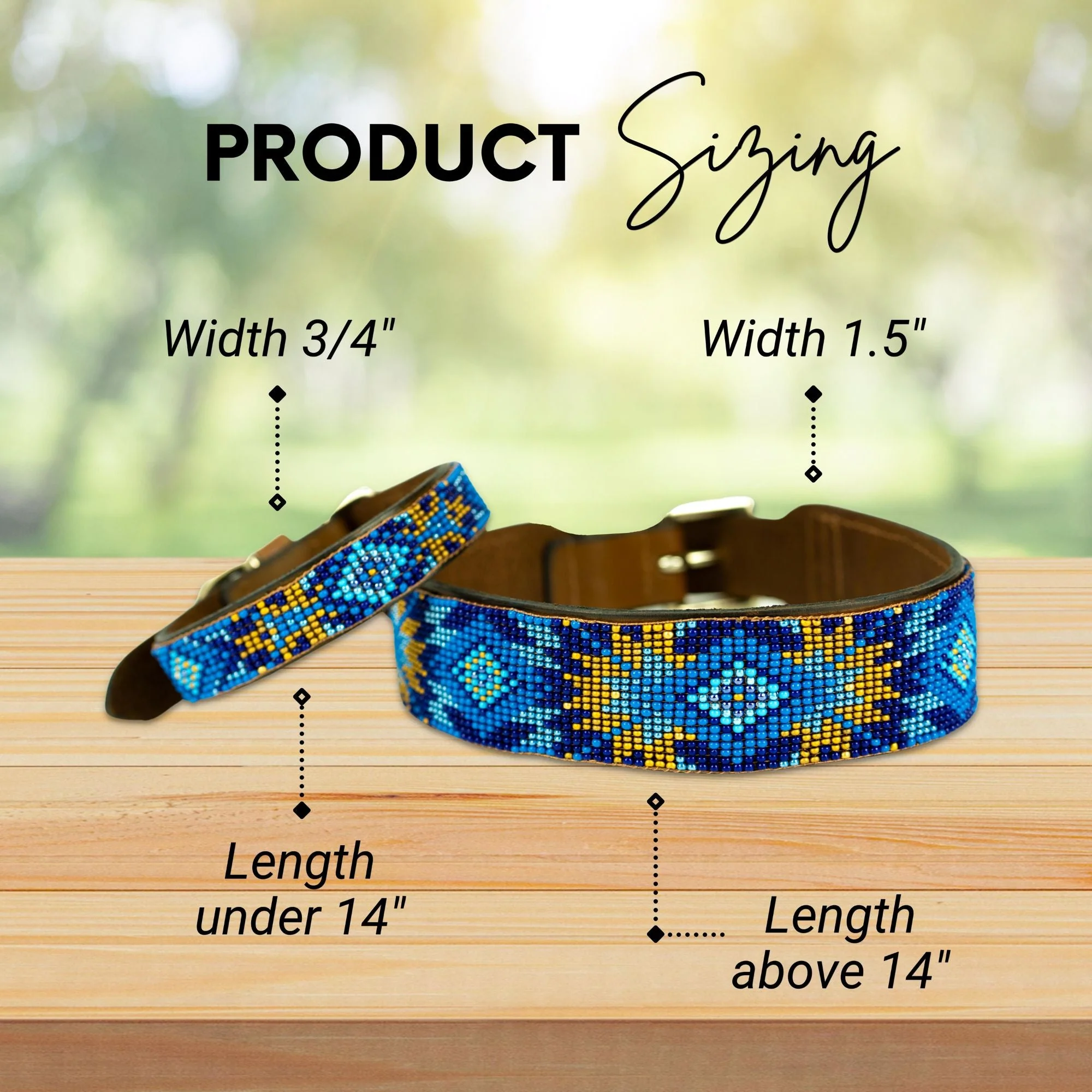 Maldives Sambboho dog collar (Glam Collection) - Image 6