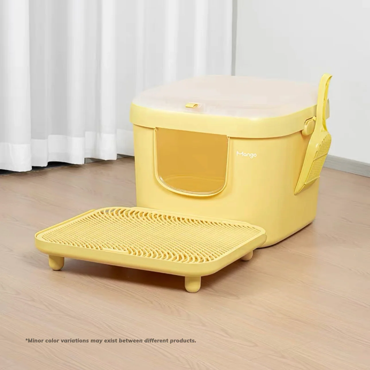 Mango Cube Litter Box XL Set | Litter Box with Mat, Scoop & Accessories - Image 13