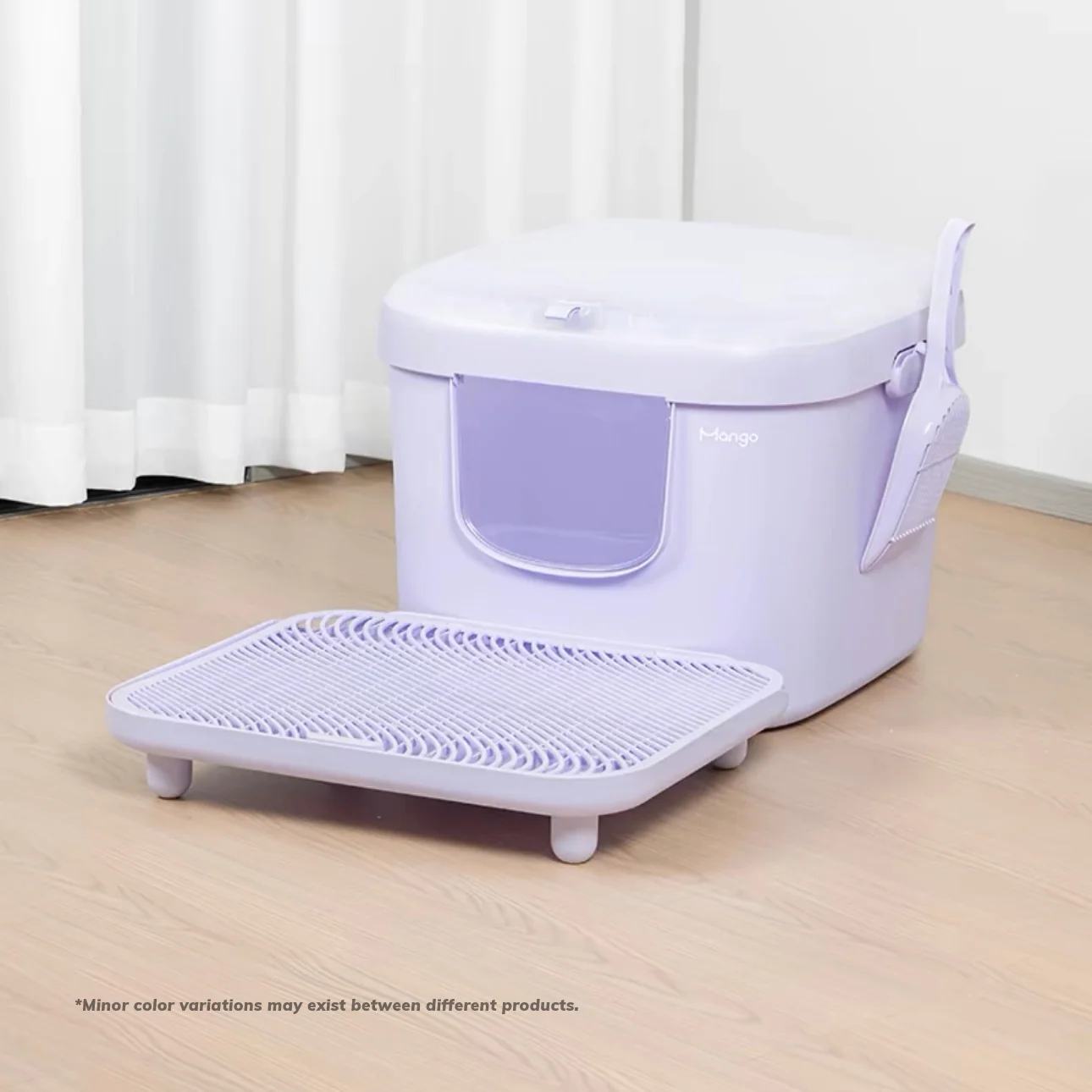 Mango Cube Litter Box XL Set | Litter Box with Mat, Scoop & Accessories - Image 15