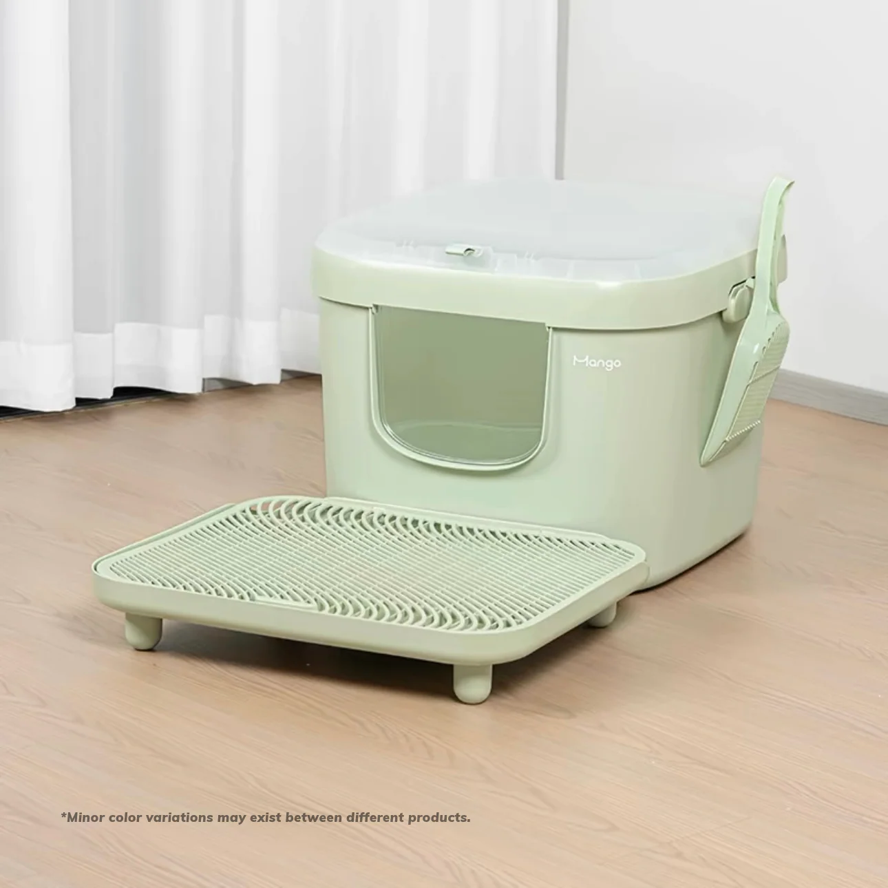 Mango Cube Litter Box XL Set | Litter Box with Mat, Scoop & Accessories - Image 17