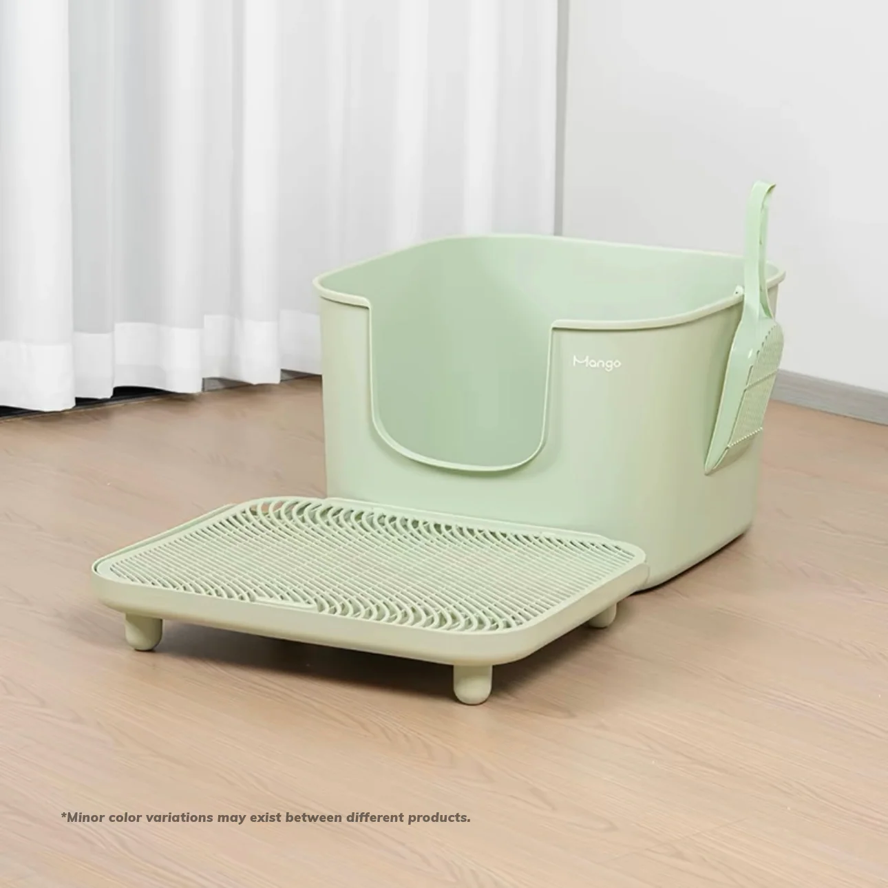 Mango Cube Litter Box XL Set | Litter Box with Mat, Scoop & Accessories - Image 23