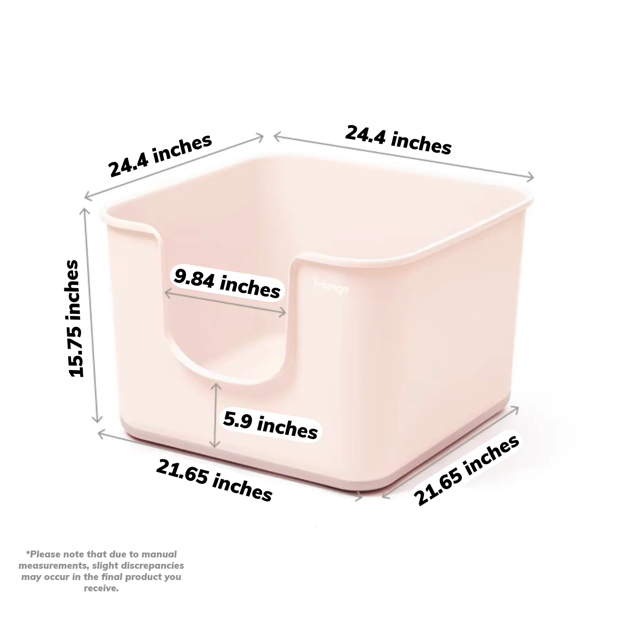 Mango Cube Litter Box XXL Set | High-sided Litter Box with Scoop, Storage & Step - Image 18
