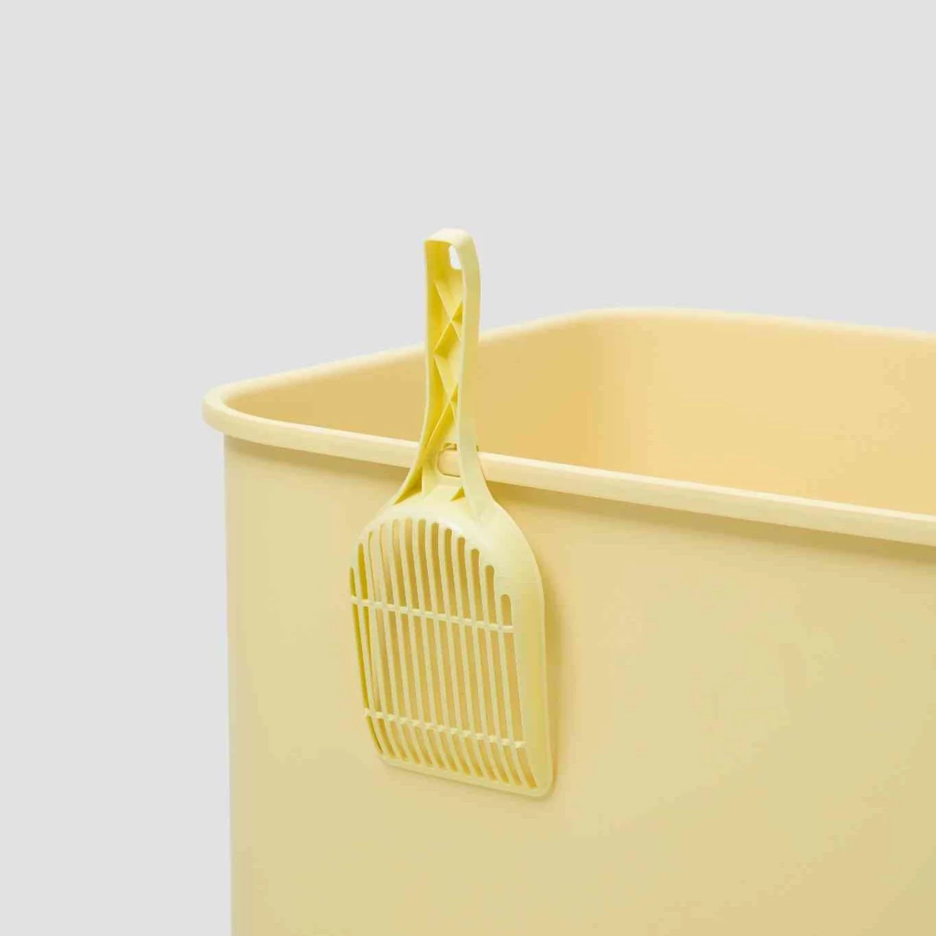 Mango Cube Litter Box XXL Set | High-sided Litter Box with Scoop, Storage & Step - Image 4