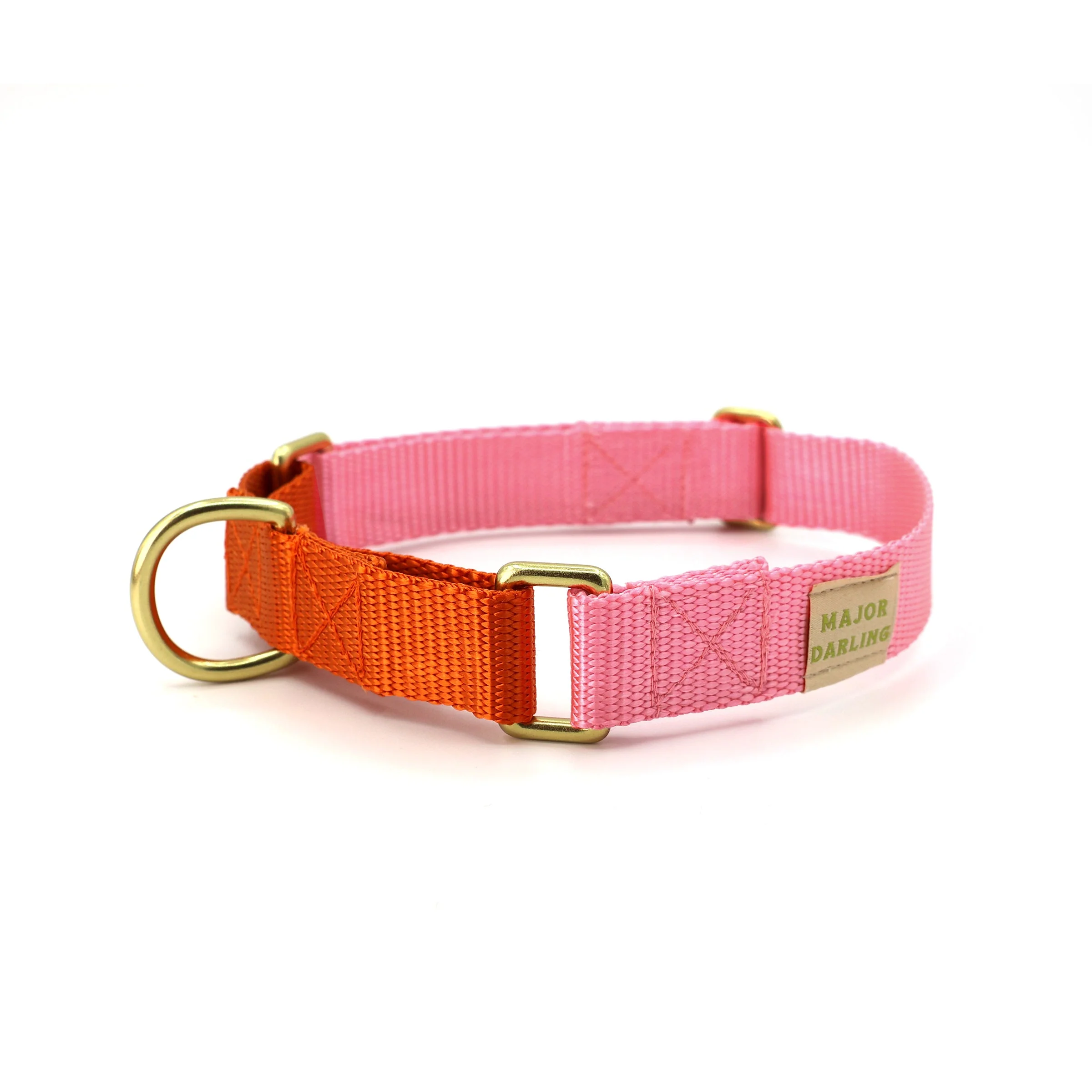 martingale collar / pink + orange - Image 2