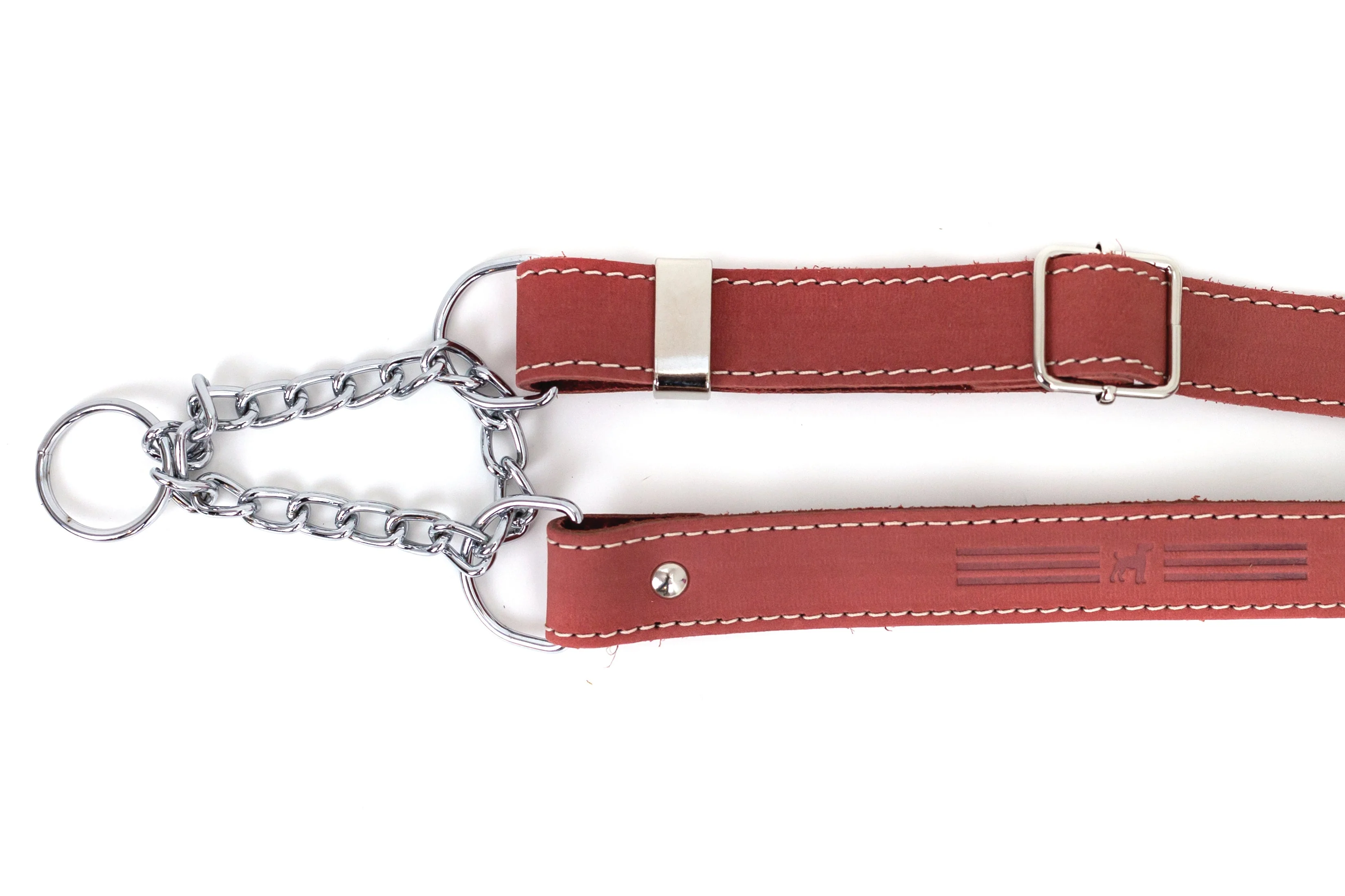 Martingale Coral Reef Leather Dog Collar - Image 3
