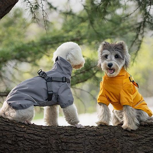Milou & Lumi Dog Waterproof Reflective Jacket with Harness - Image 9