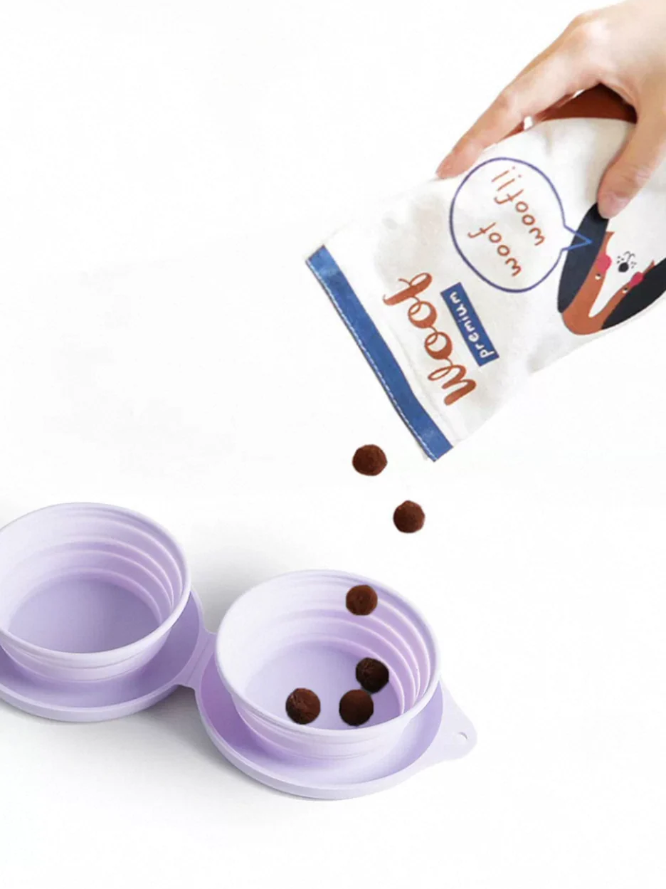 Milou & Lumi Foldable Pet Travel Bowl - Image 6