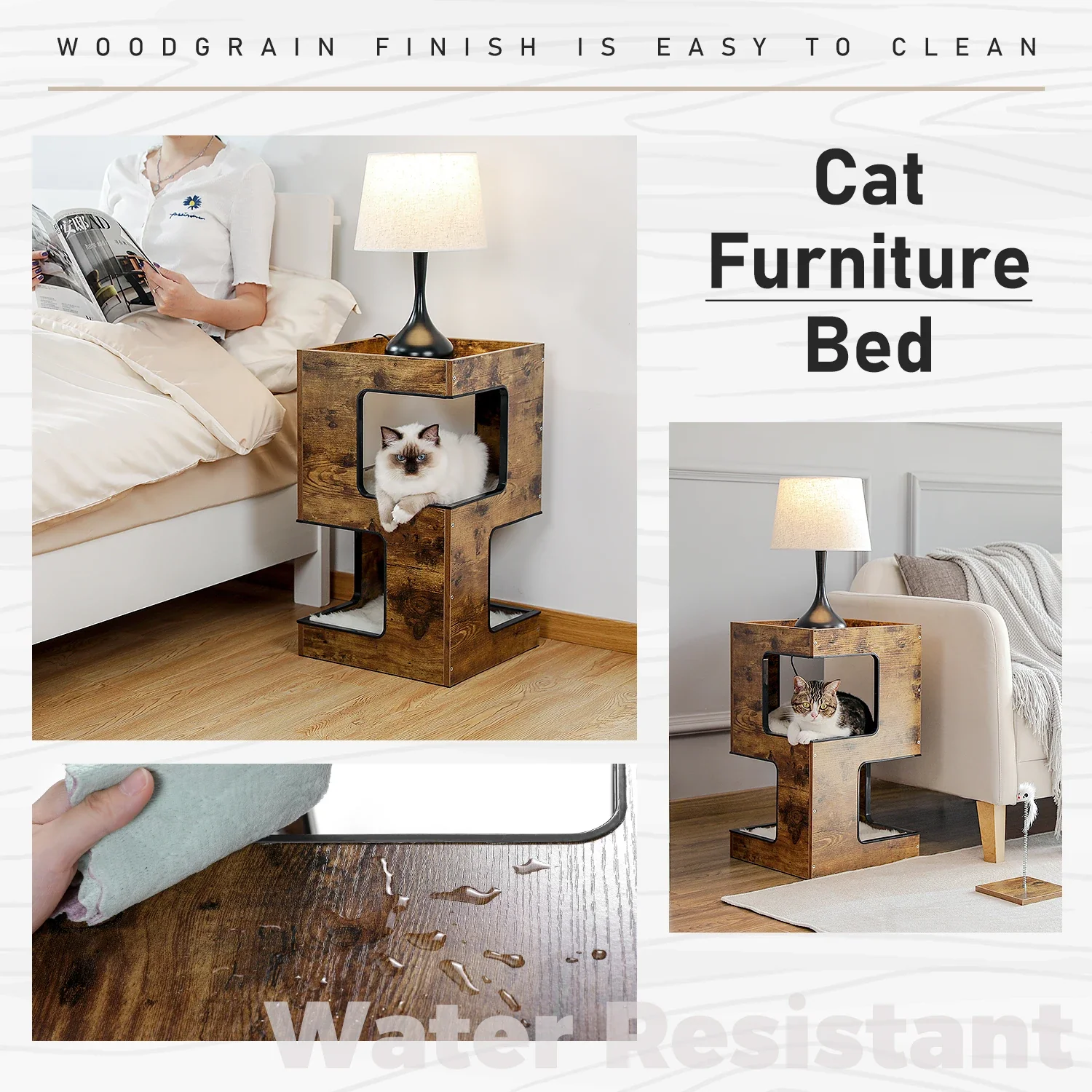 Modern Cat 3-Level Side Table - Image 11