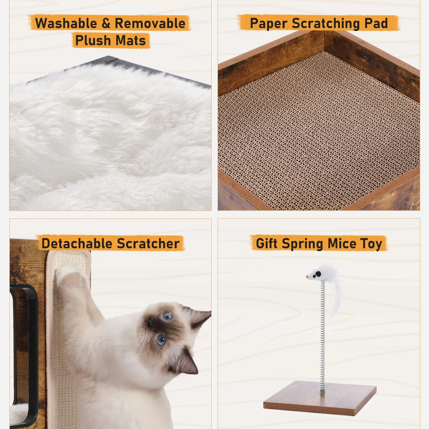 Modern Cat 3-Level Side Table - Image 12