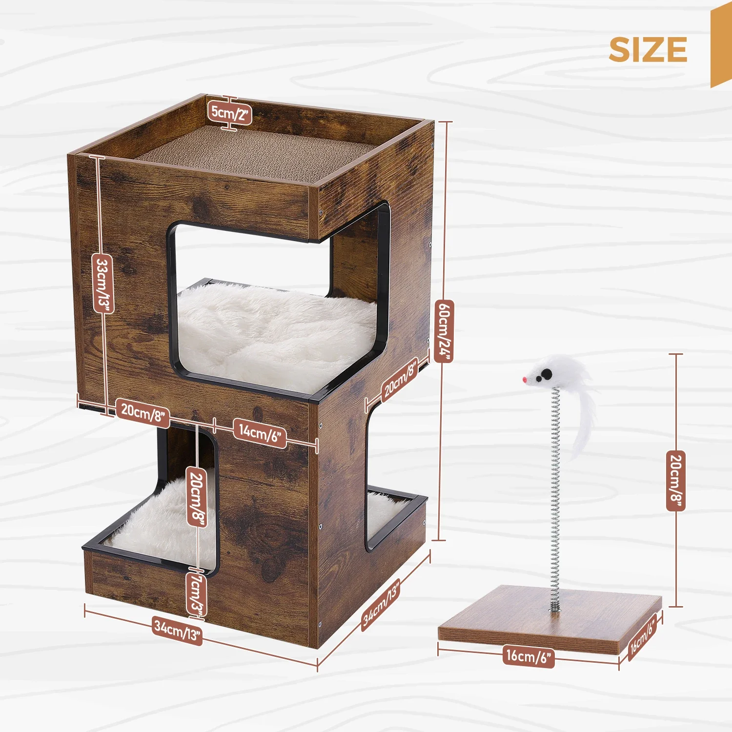 Modern Cat 3-Level Side Table - Image 6
