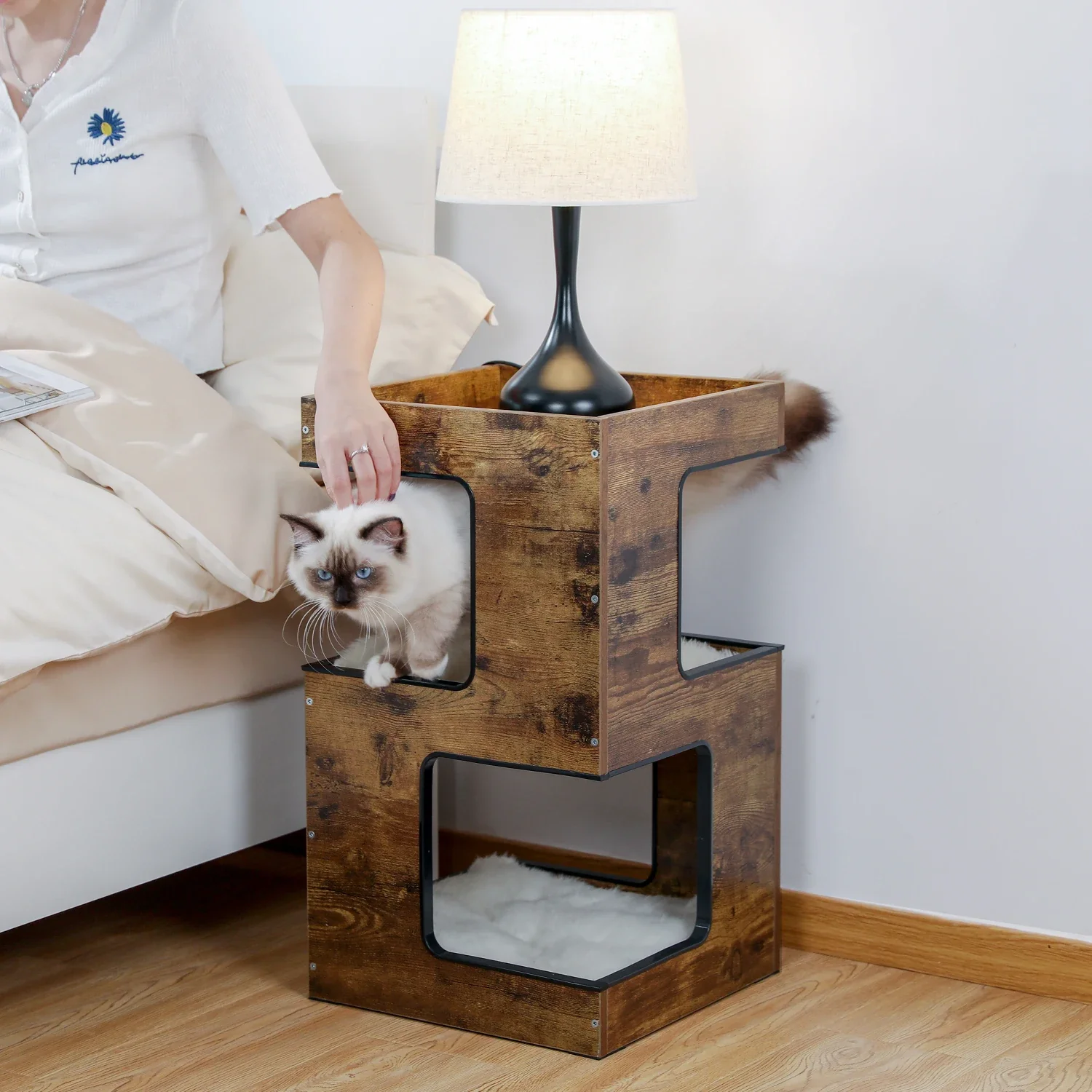 Modern Cat 3-Level Side Table - Image 9