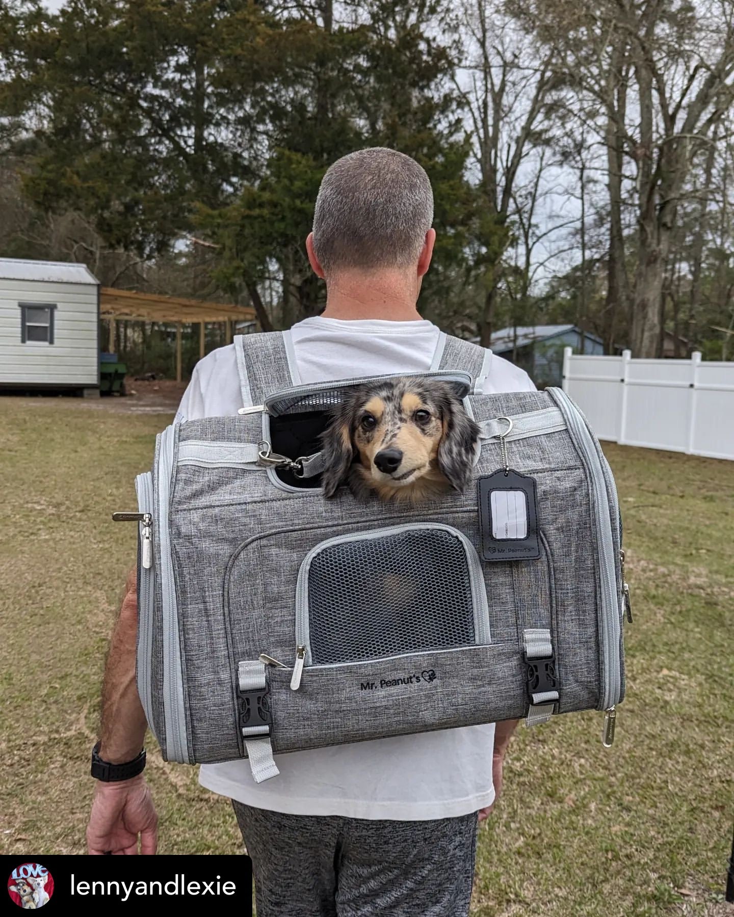 Mr. Peanut's Monterey Series Airline Compliant Horizontal Backpack Pet Carrier - Image 19