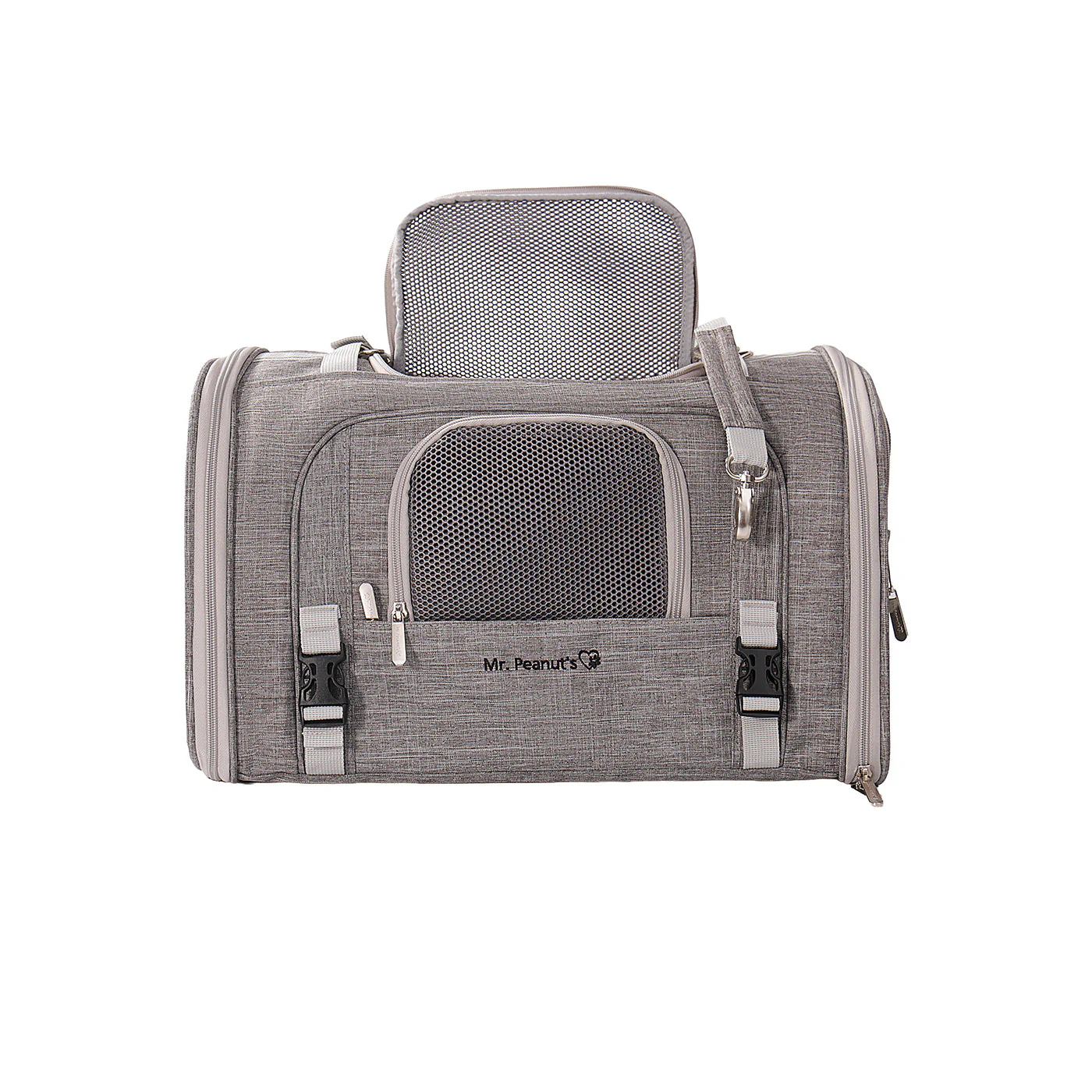 Mr. Peanut's Monterey Series Airline Compliant Horizontal Backpack Pet Carrier - Image 47