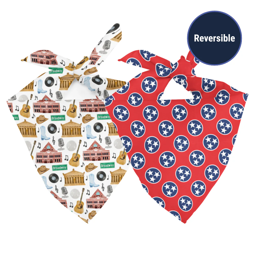 Nashville Tennessee Dog Bandana - Image 2