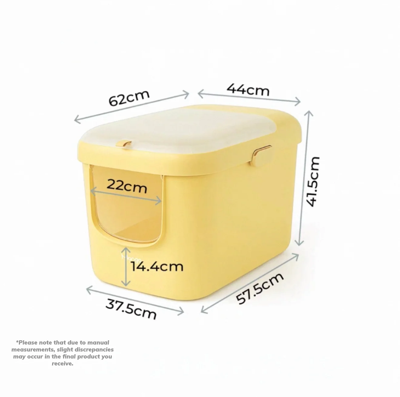 [NEW] Mango Space-Saving Enclosed Cat Litter Box – Narrow-Side Design with Low Entry - Image 5
