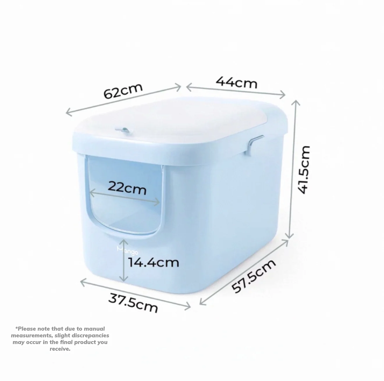 [NEW] Mango Space-Saving Enclosed Cat Litter Box – Narrow-Side Design with Low Entry - Image 6