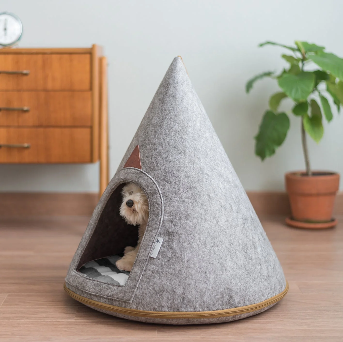 Nooee Pet Cave Bella (XS)- Gray - Image 2