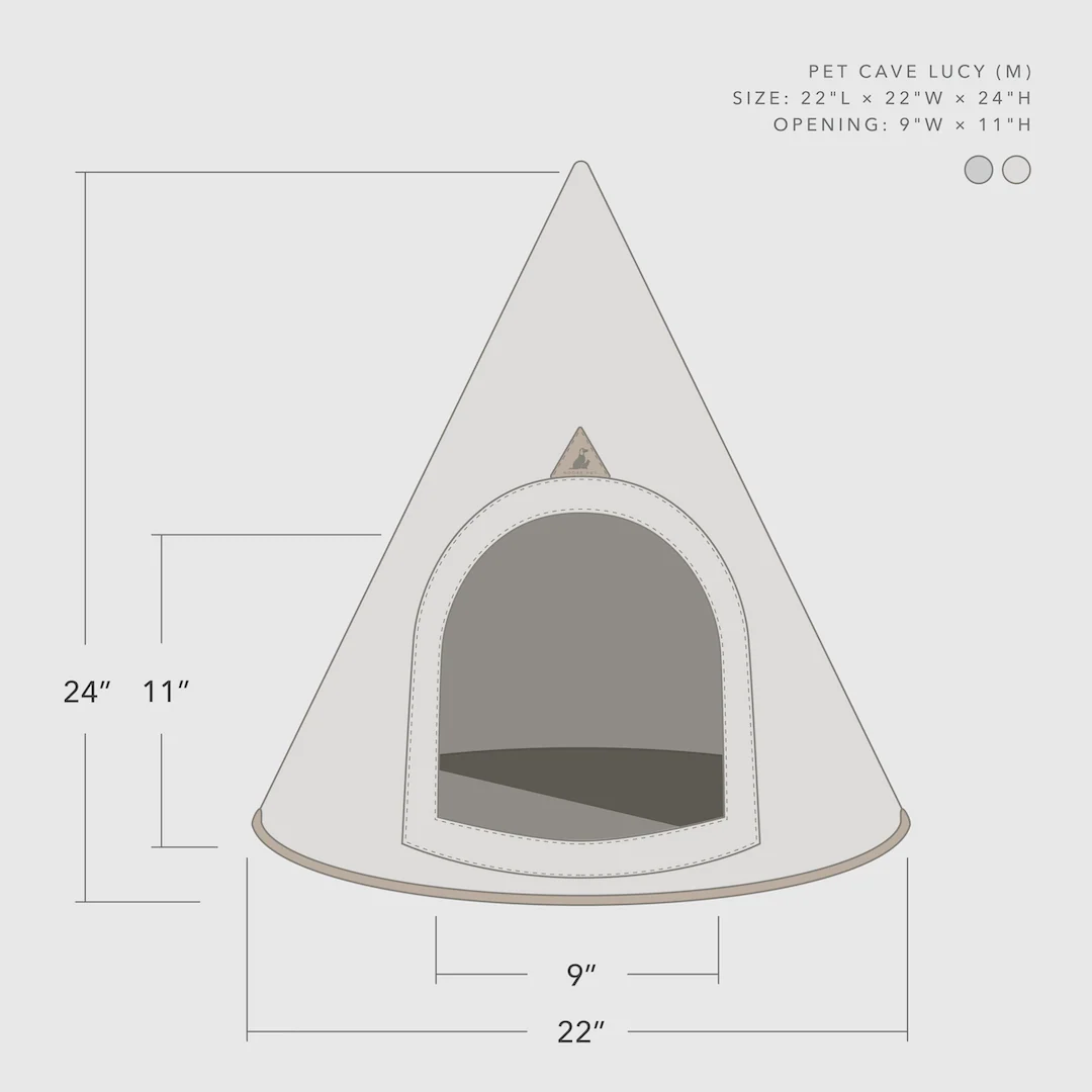 Nooee Pet Cave Lucy (M) – Cream/Brown - Image 7