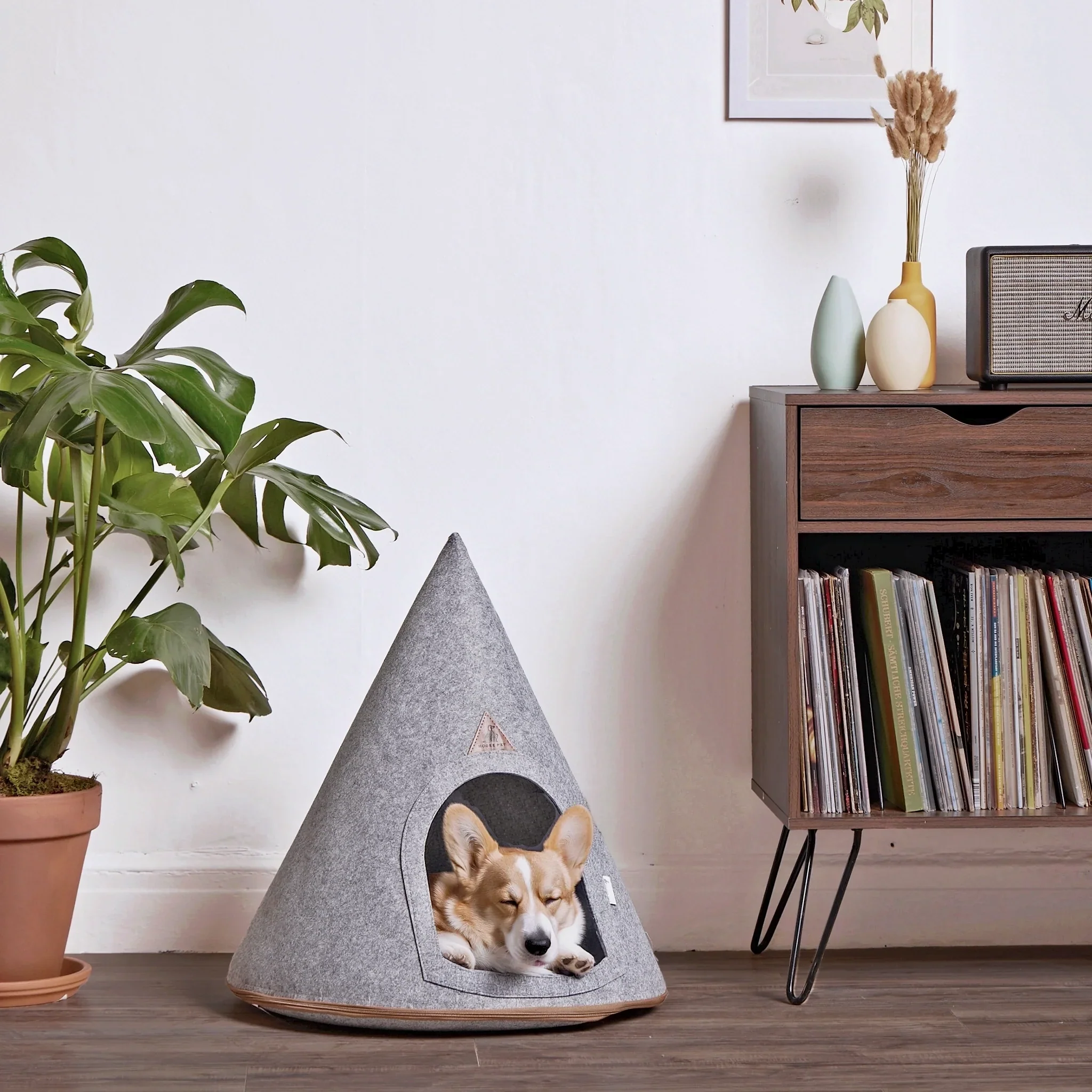 Nooee Pet Cave Lucy (M) – Gray - Image 2