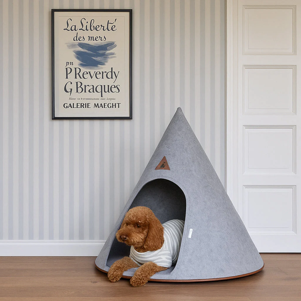 Nooee Pet Cave Molly  (XL) – Gray - Image 2