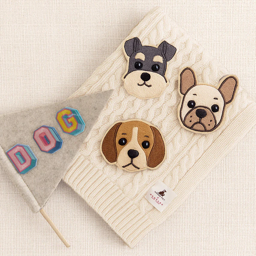 Nooee Pet Dog & Cat Face Patch – Decorative Self-Adhesive Patch (Choose Your Breed) - Image 3