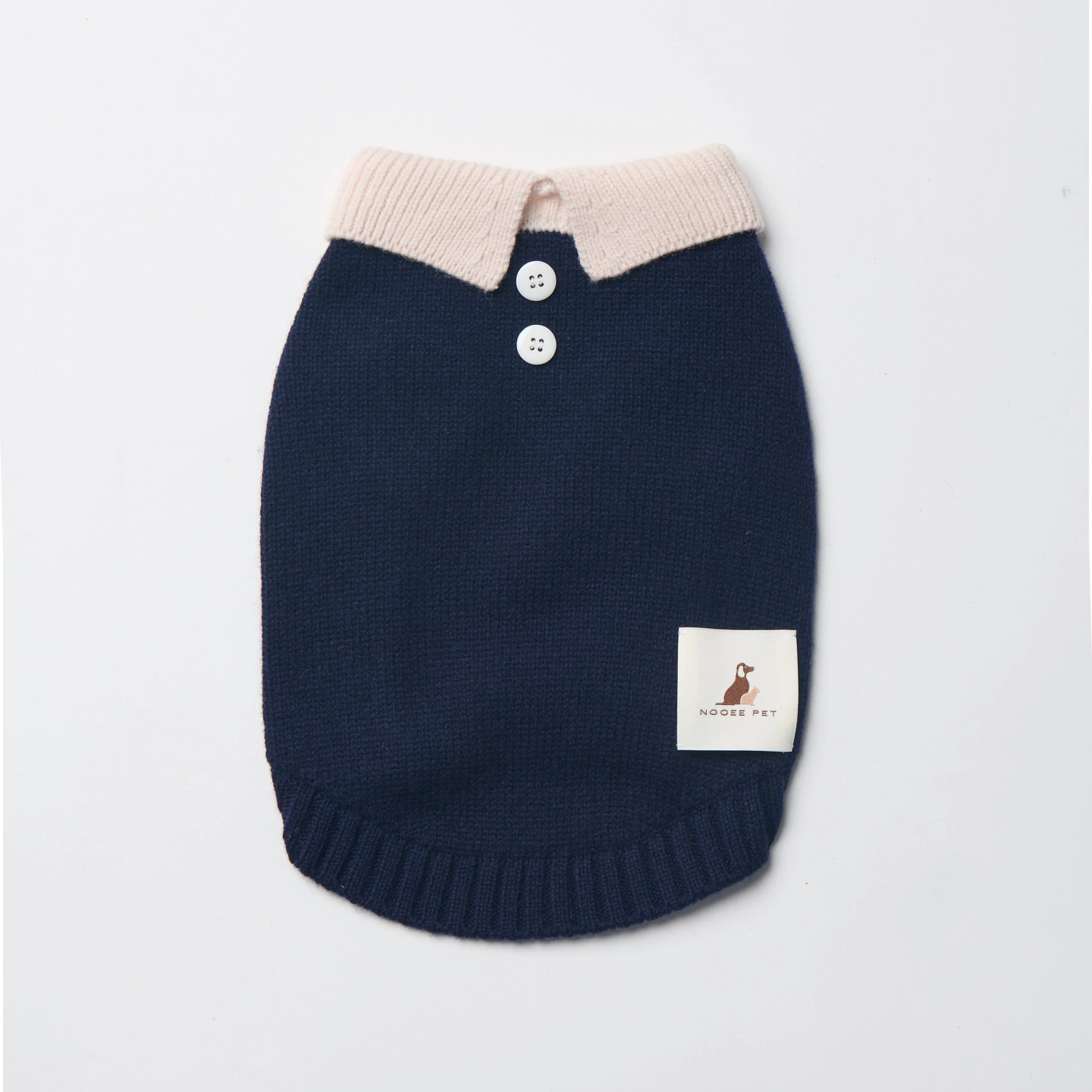 Nooee Pet Polo Wool Sweater – 100% Wool Knit with Classic Collar - Image 10