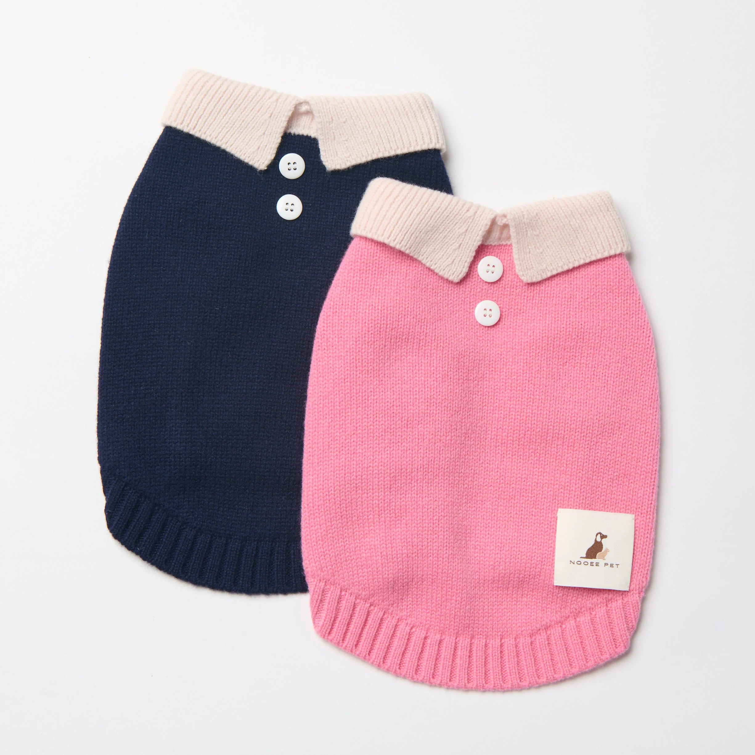Nooee Pet Polo Wool Sweater – 100% Wool Knit with Classic Collar - Image 13