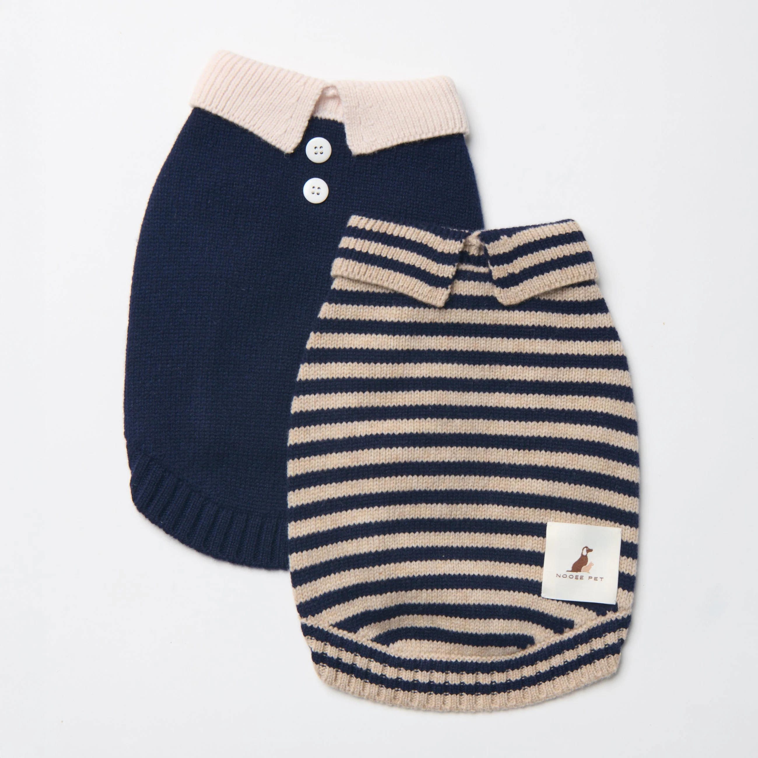 Nooee Pet Polo Wool Sweater – 100% Wool Knit with Classic Collar - Image 14
