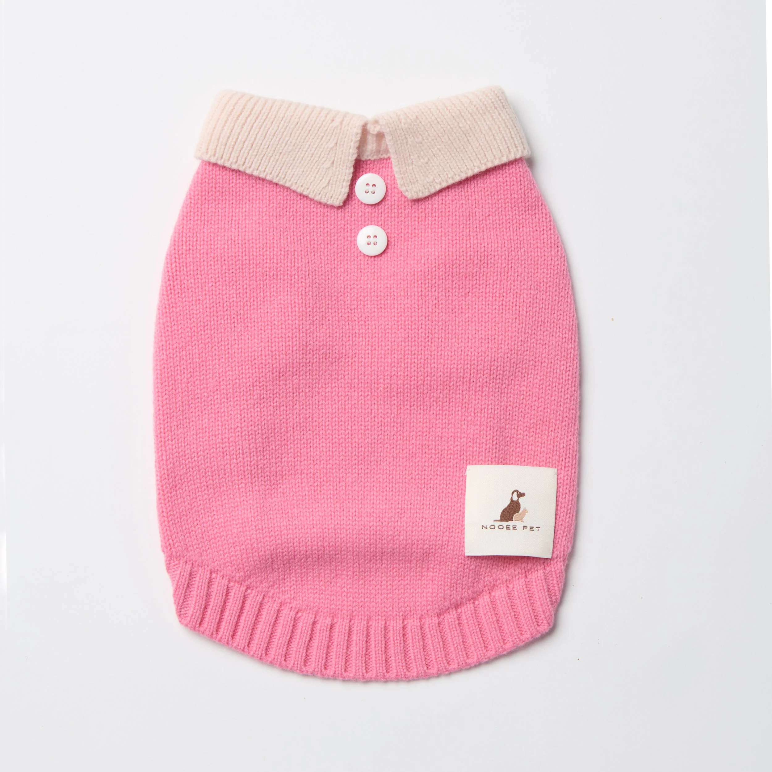 Nooee Pet Polo Wool Sweater – 100% Wool Knit with Classic Collar - Image 4