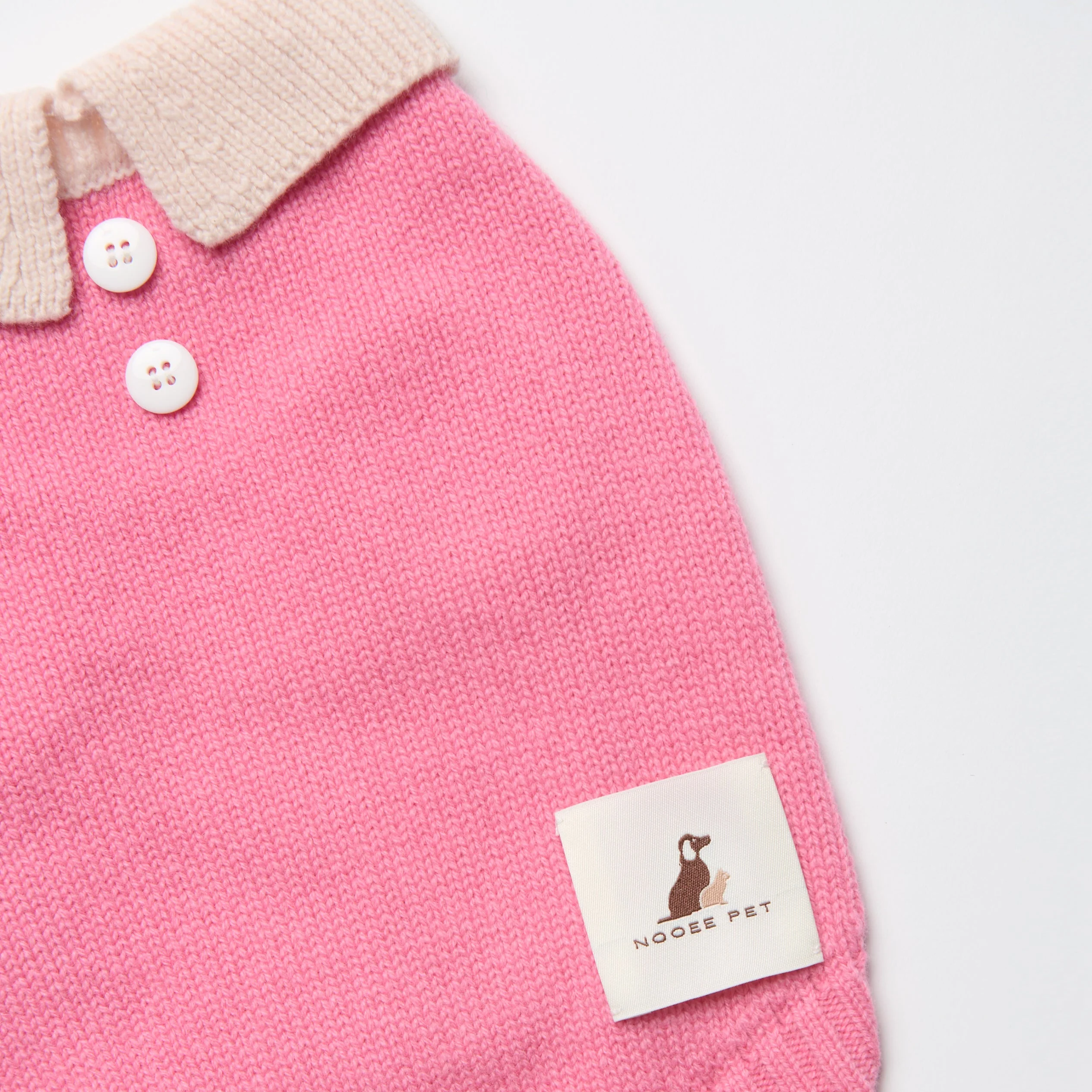 Nooee Pet Polo Wool Sweater – 100% Wool Knit with Classic Collar - Image 6